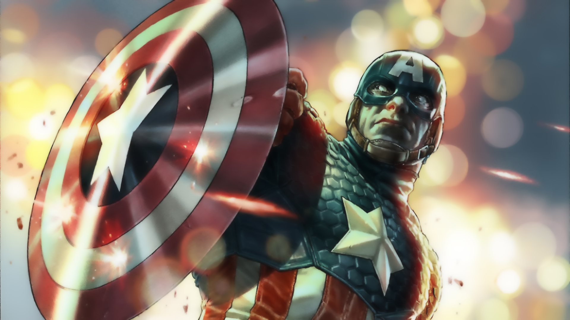 Скачать обои бесплатно Комиксы, Капитан Америка картинка на рабочий стол ПК