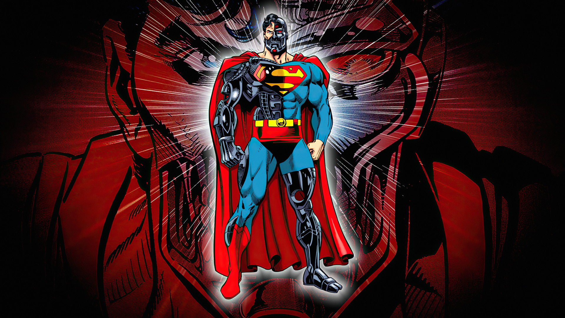 501430壁紙のダウンロード漫画, スーパーマン, サイボーグ スーパーマン, dcコミックス, ハンク・ヘンショー-スクリーンセーバーと写真を無料で