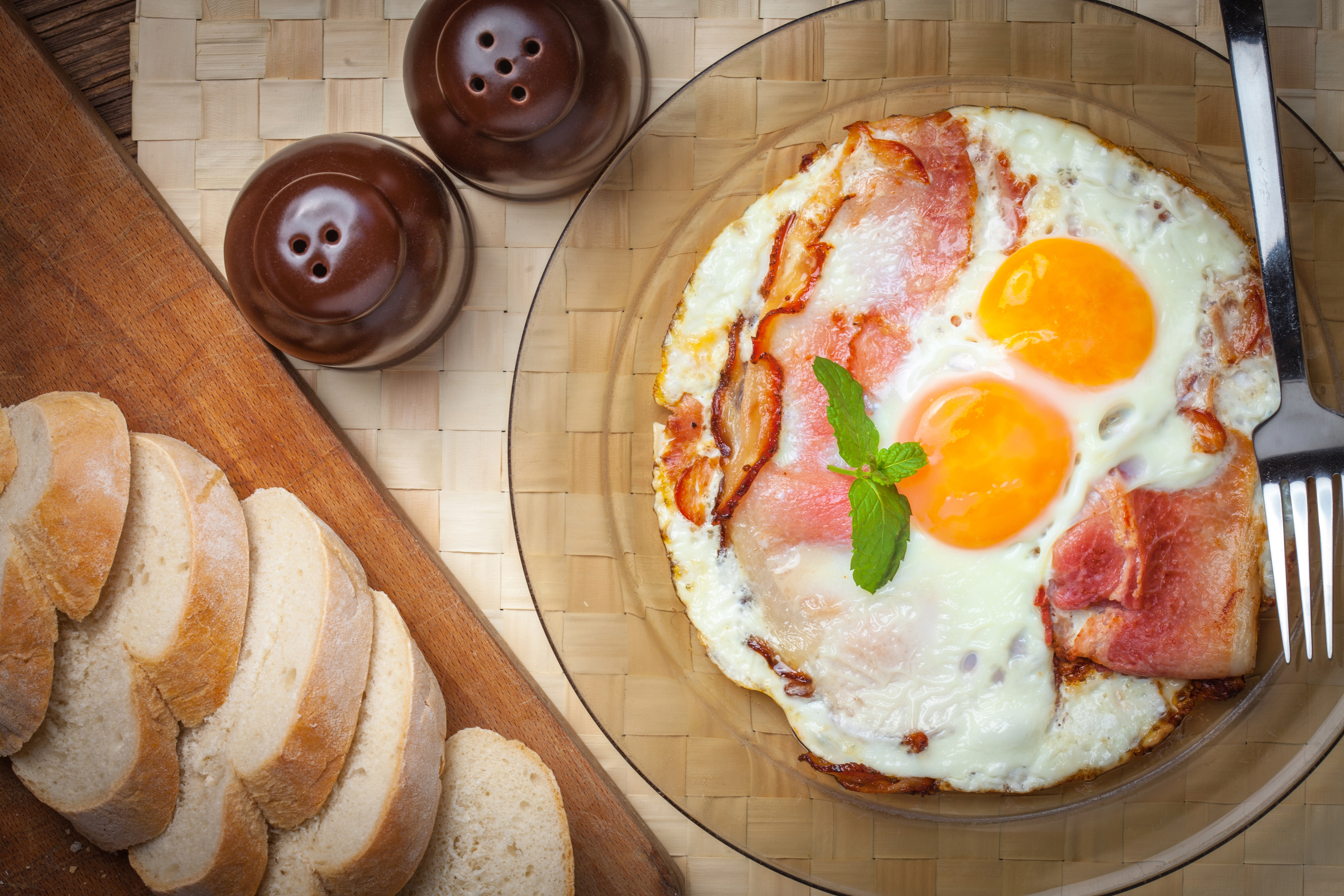 PCデスクトップに卵, パン, 朝ごはん, 食べ物画像を無料でダウンロード