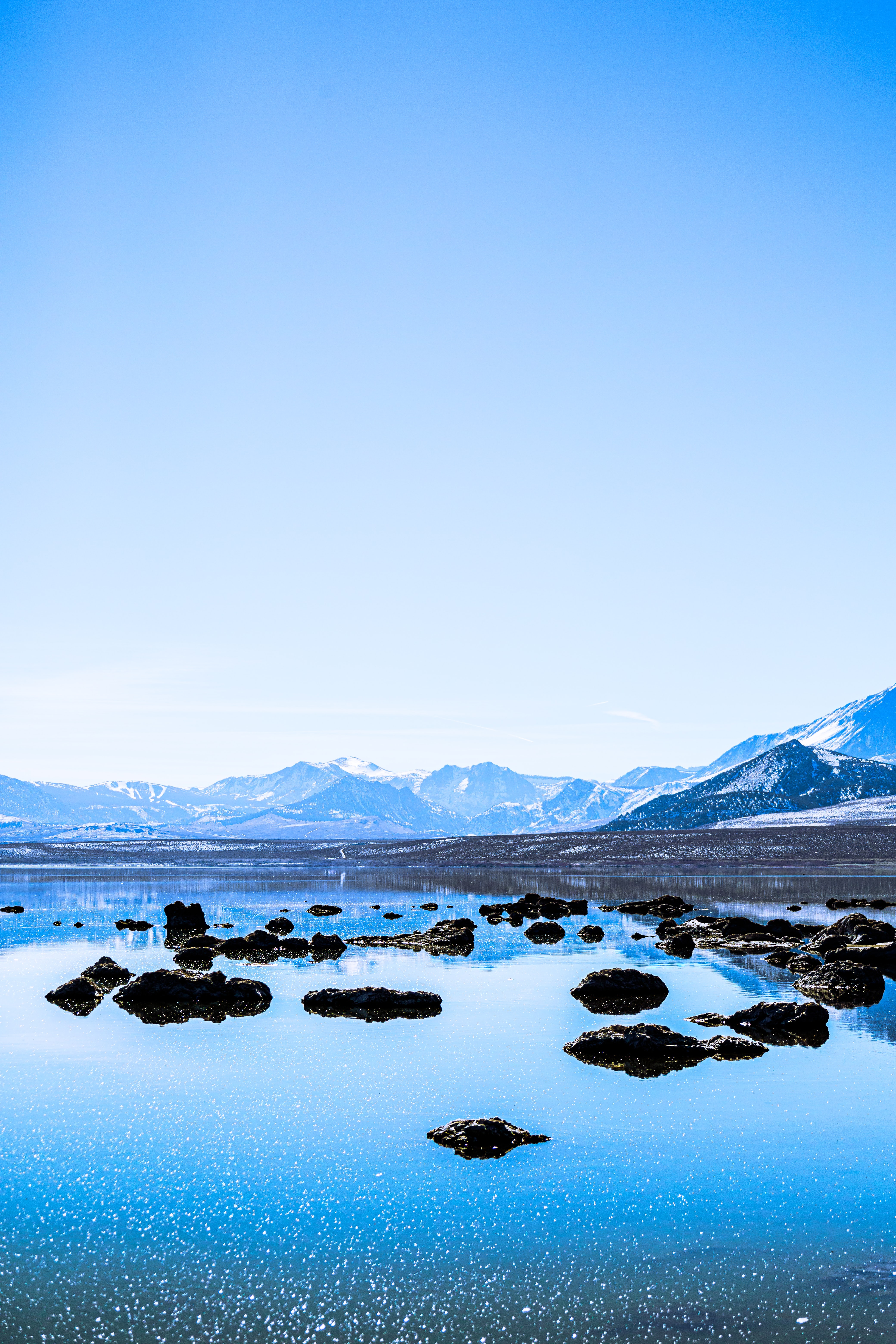 Laden Sie das Wasser, Mountains, See, Landschaft, Natur, Schnee-Bild kostenlos auf Ihren PC-Desktop herunter