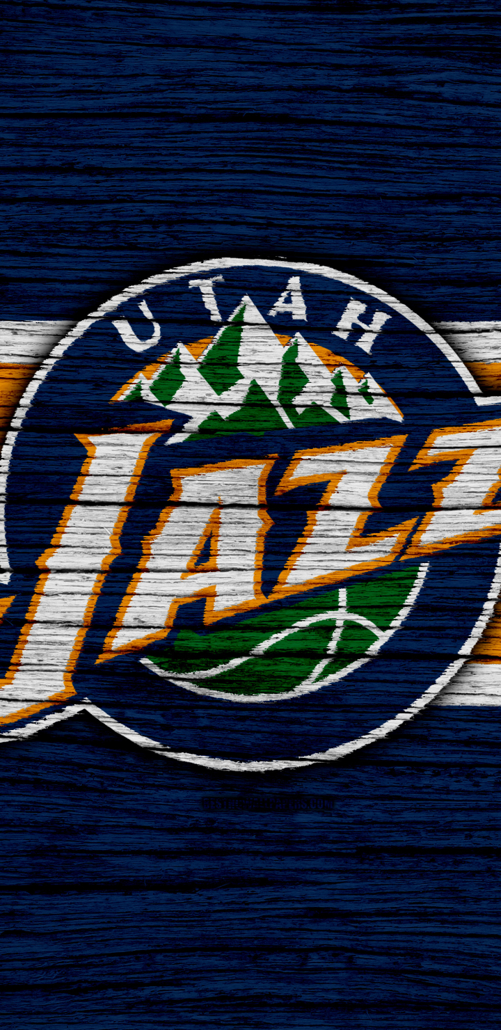 Handy-Wallpaper Sport, Basketball, Logo, Nba, Utah Jazz kostenlos herunterladen.