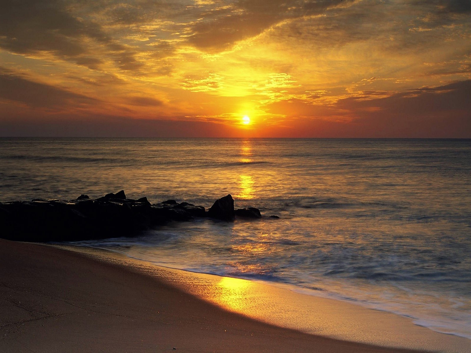 Free download wallpaper Sunset, Sky, Sea, Sun, Horizon, Ocean, Earth on your PC desktop