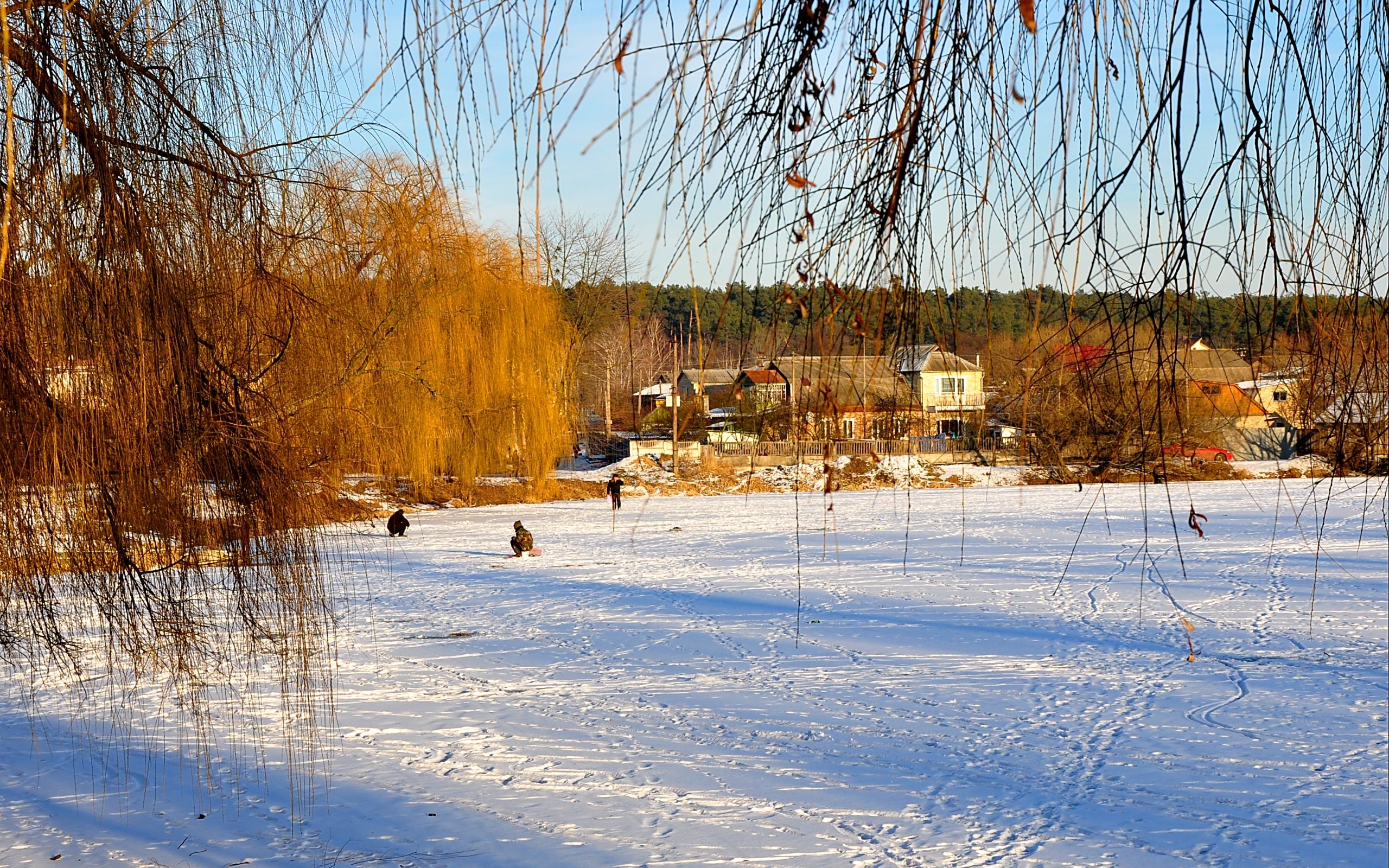 Laden Sie das Landschaft, Schnee, Winter, Menschen-Bild kostenlos auf Ihren PC-Desktop herunter