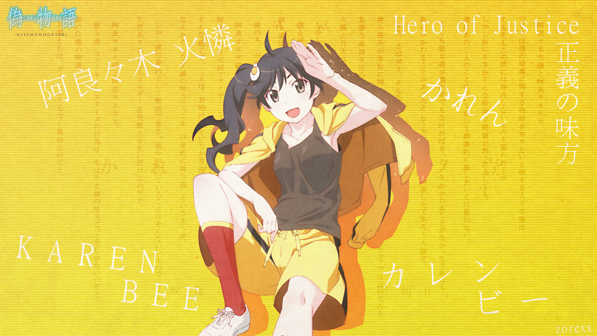 Download mobile wallpaper Anime, Monogatari (Series), Karen Araragi for free.