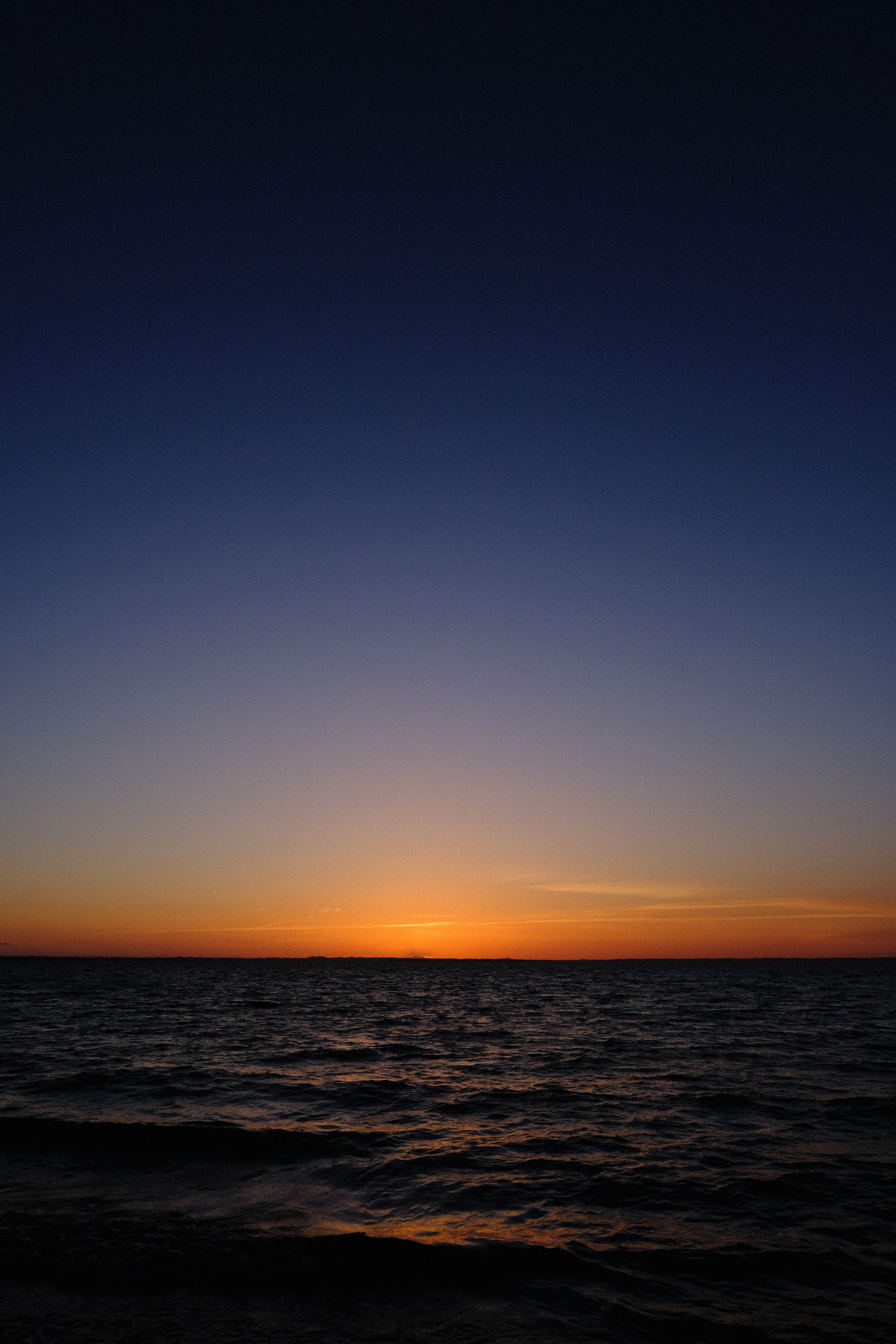 Desktop FHD night, nature, sunset, sky, sea, horizon, dark