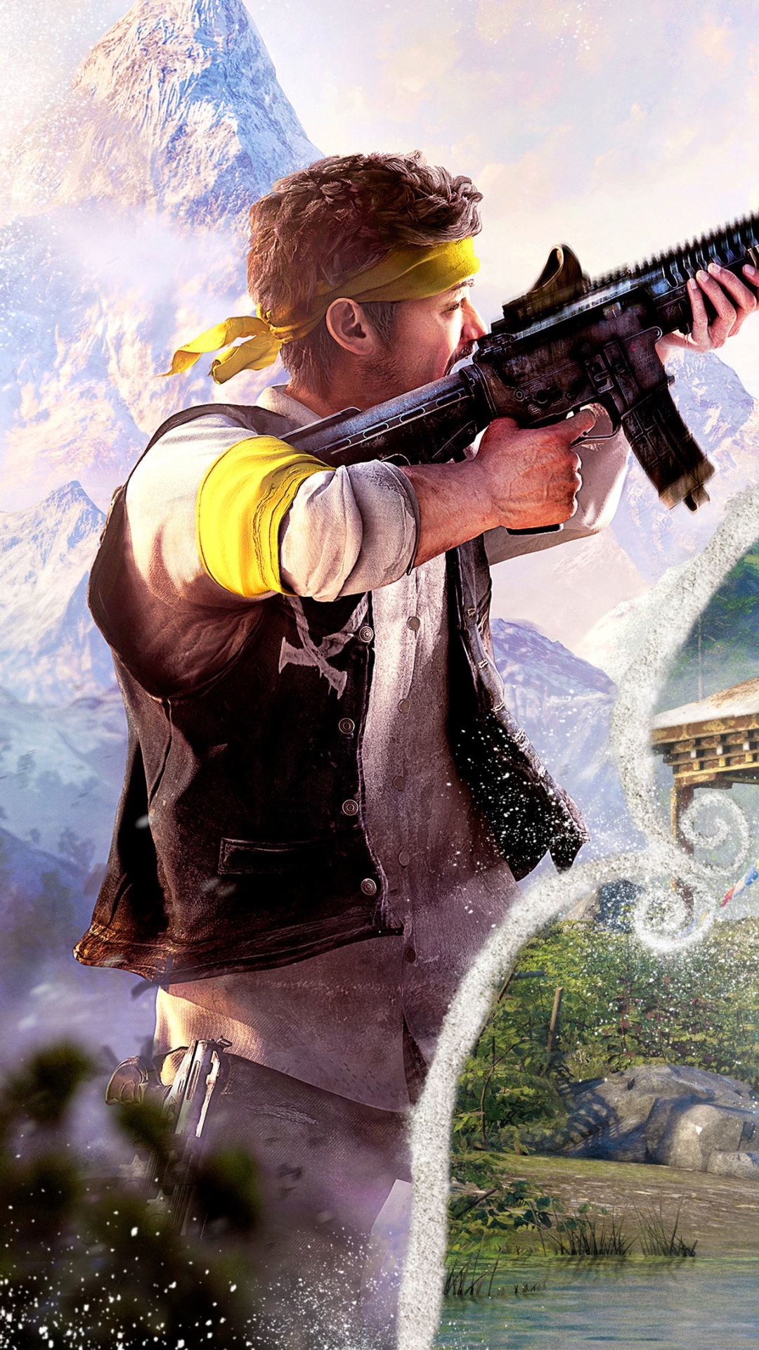 Handy-Wallpaper Computerspiele, Ferner Schrei, Far Cry 4 kostenlos herunterladen.