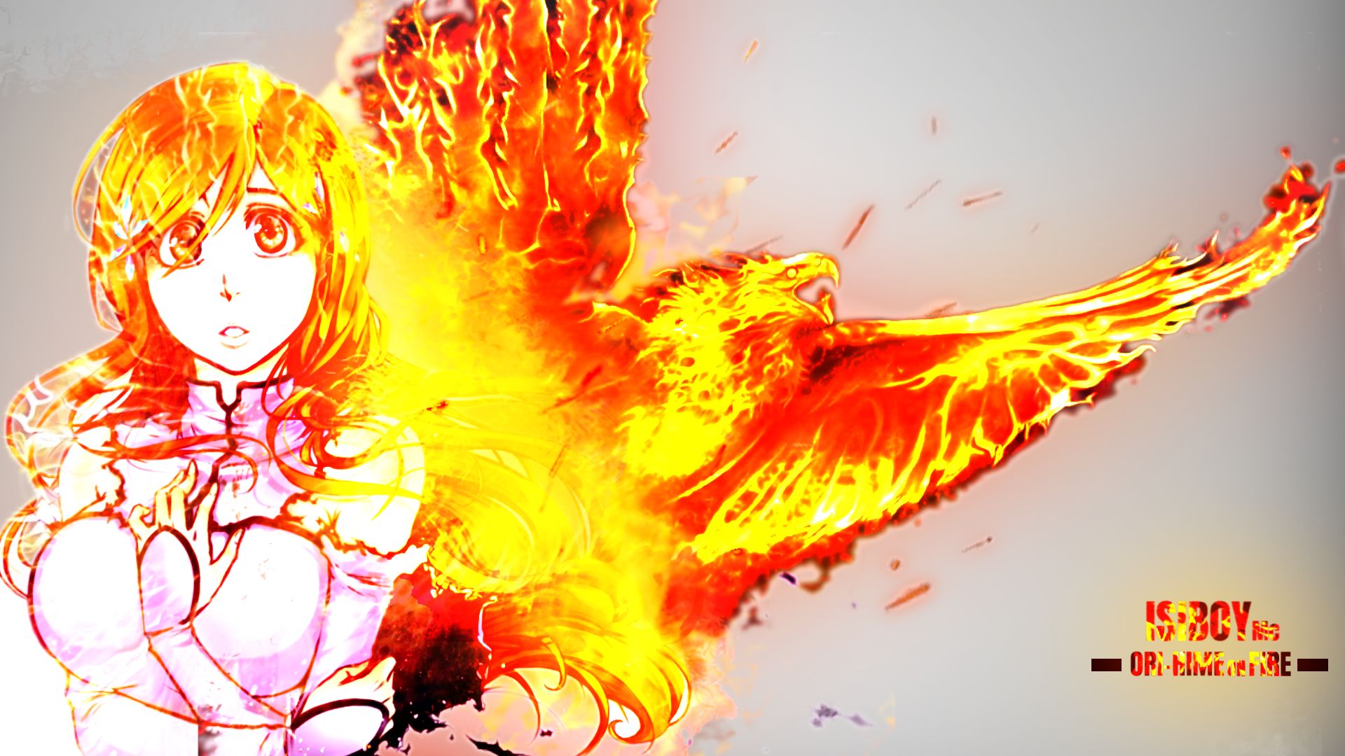 Laden Sie das Bleach, Phönix, Animes, Orihime Inoue-Bild kostenlos auf Ihren PC-Desktop herunter