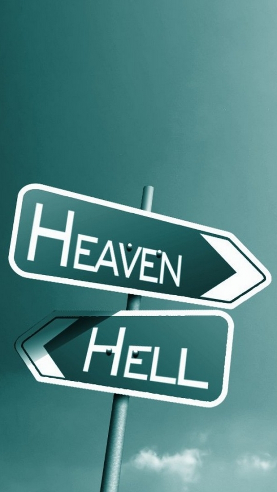 heaven, religious, christian, sign, hell