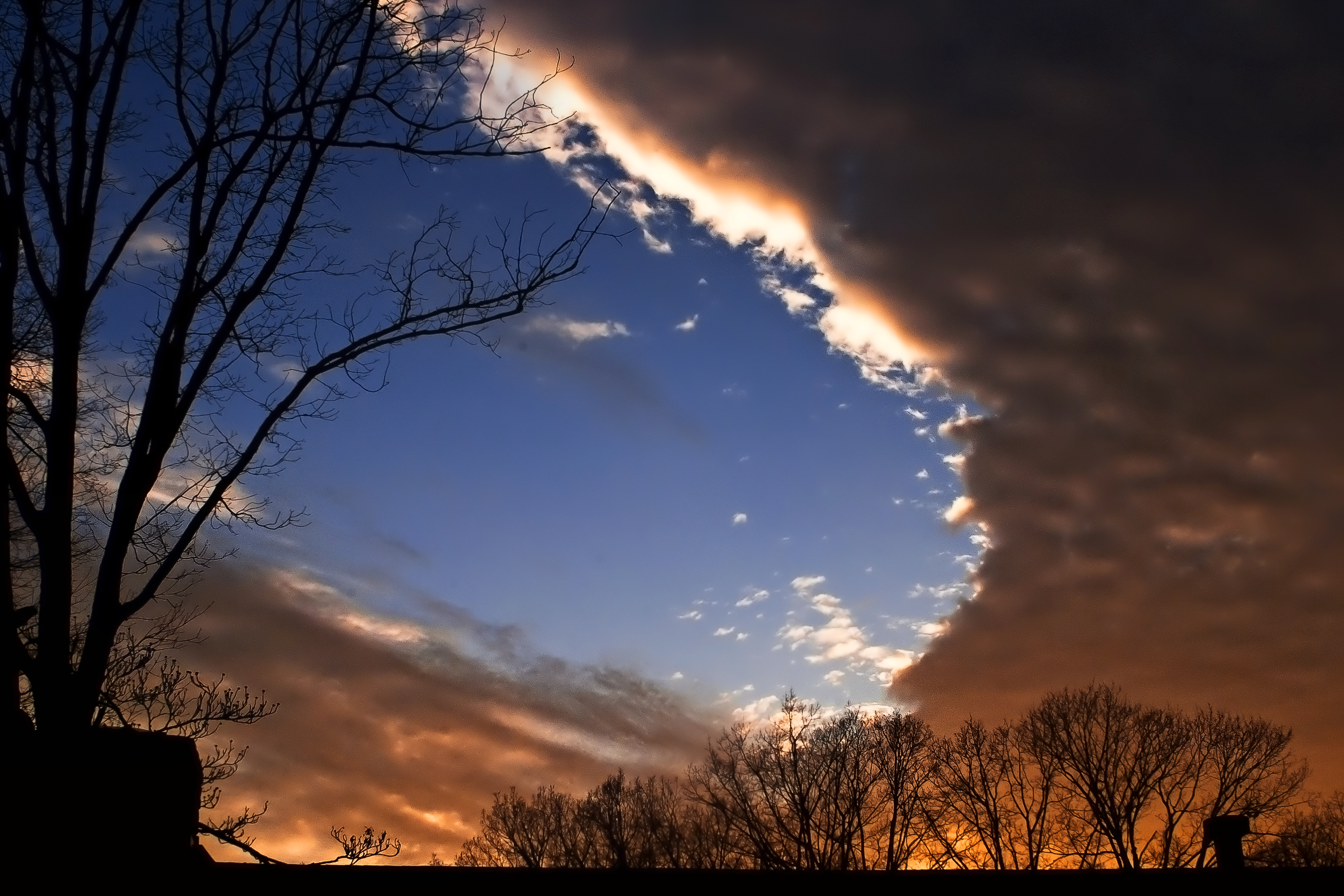 Download mobile wallpaper Hdr, Photography, Cloud, Sky, Sunset for free.