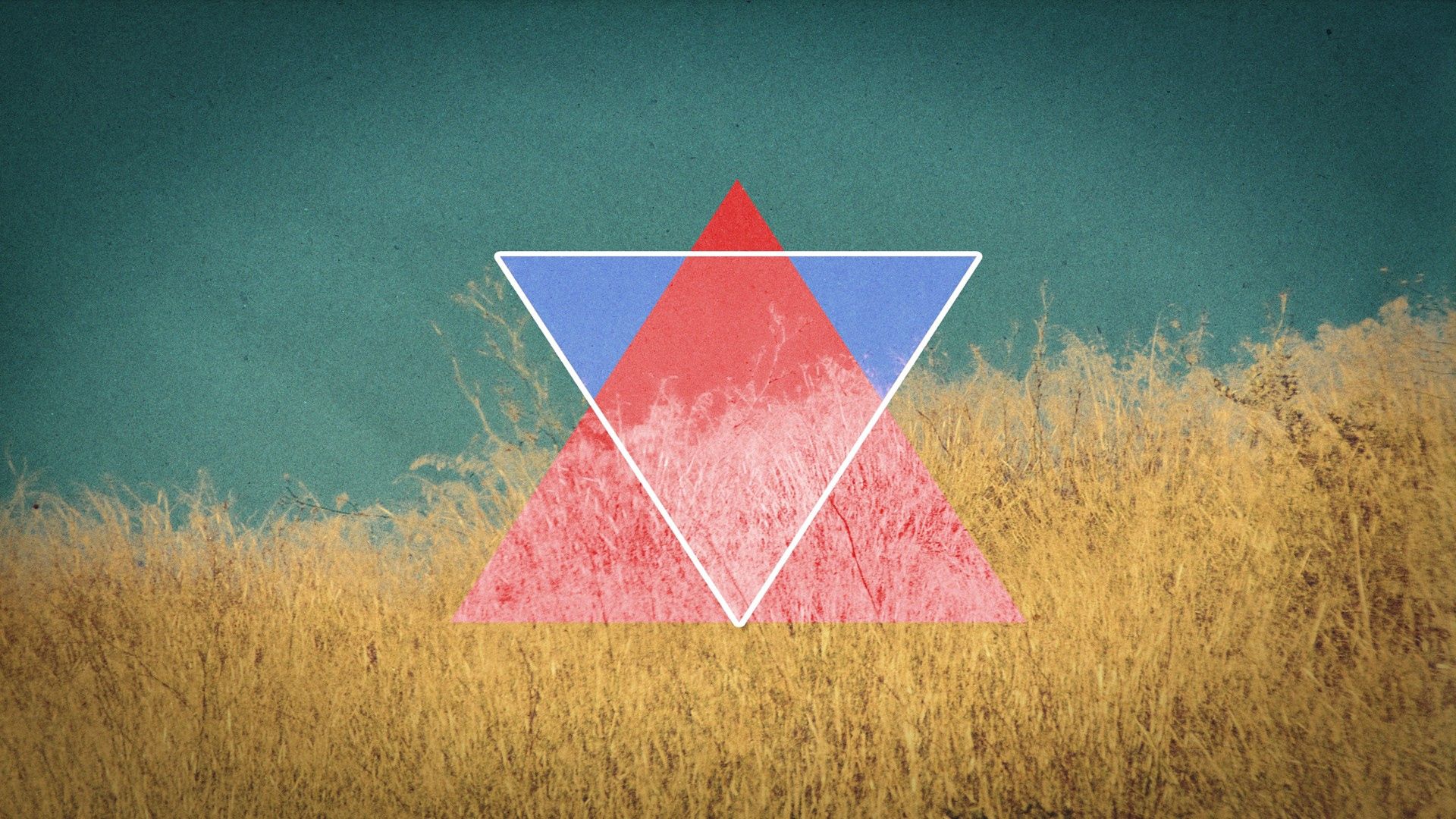 Free download wallpaper Grass, Light, Light Coloured, Triangle, Abstract on your PC desktop