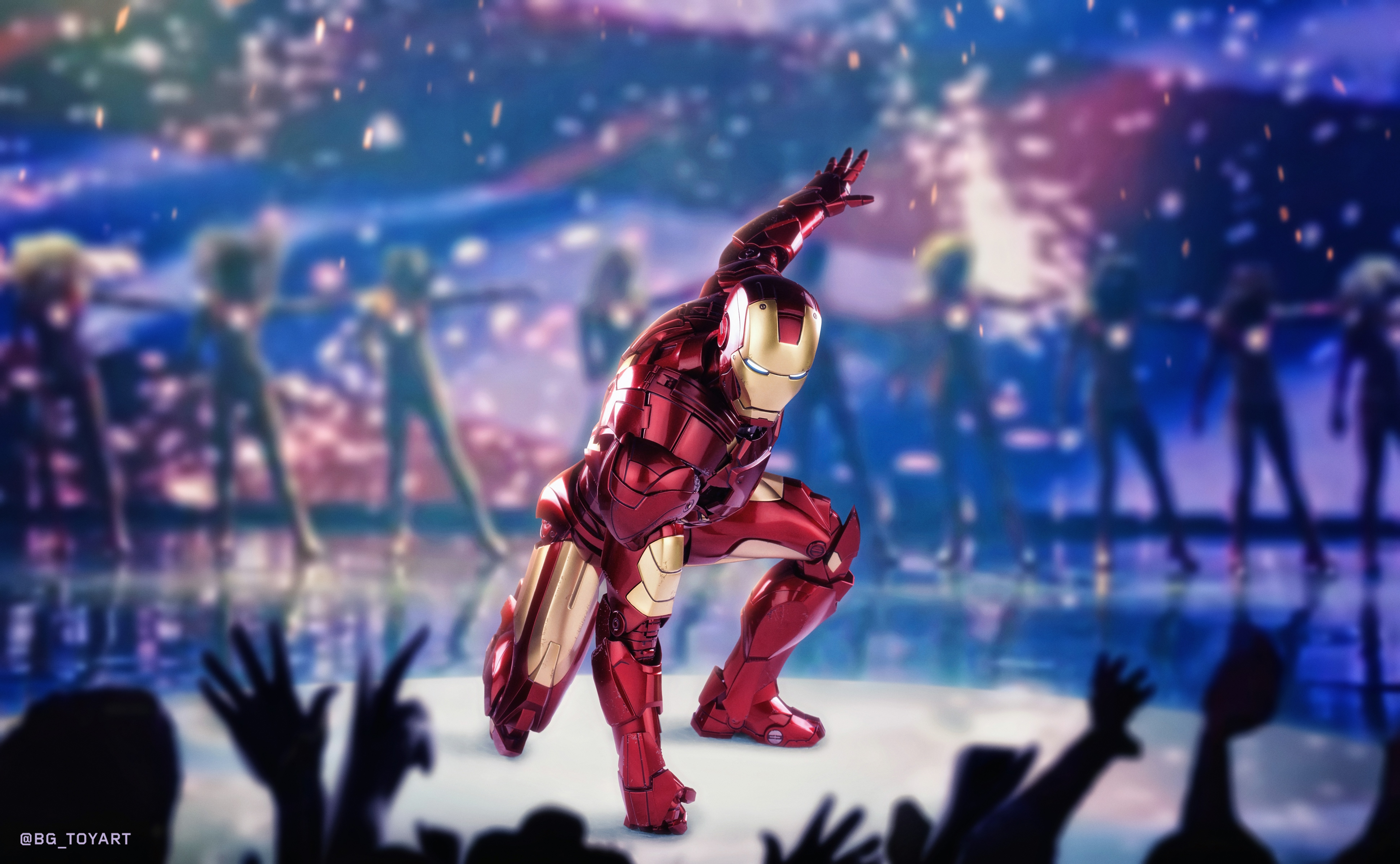 Download mobile wallpaper Iron Man, Figurine, Movie, Iron Man 2 for free.