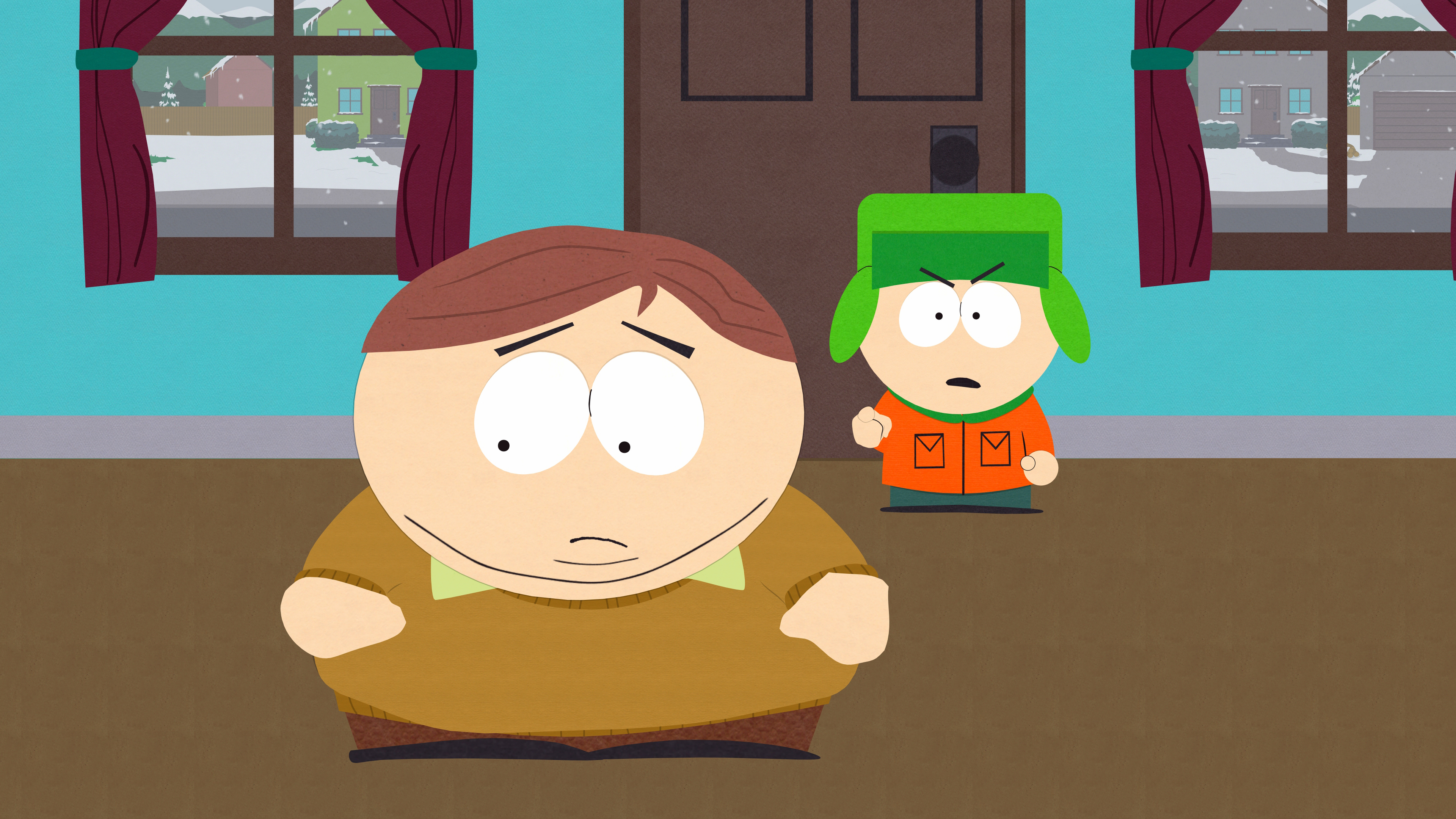 Laden Sie das South Park, Fernsehserien, Eric Cartmann, Kyle Broflovski-Bild kostenlos auf Ihren PC-Desktop herunter