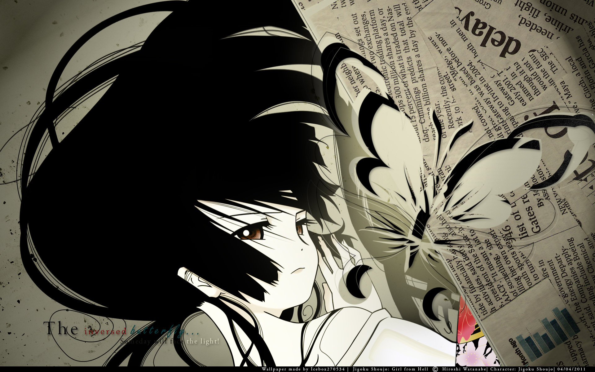 604765 Hintergrundbild herunterladen animes, jigoku shōjo - Bildschirmschoner und Bilder kostenlos
