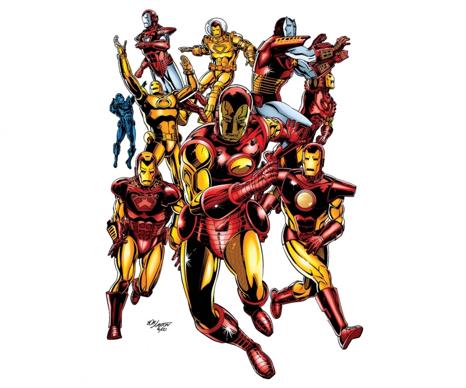 Handy-Wallpaper Iron Man, Comics kostenlos herunterladen.