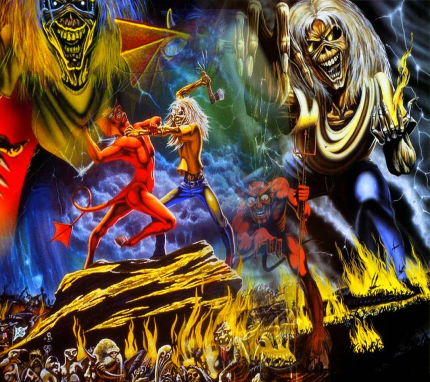 Download mobile wallpaper Music, Hard Rock, Iron Maiden, Album Cover, Heavy Metal for free.