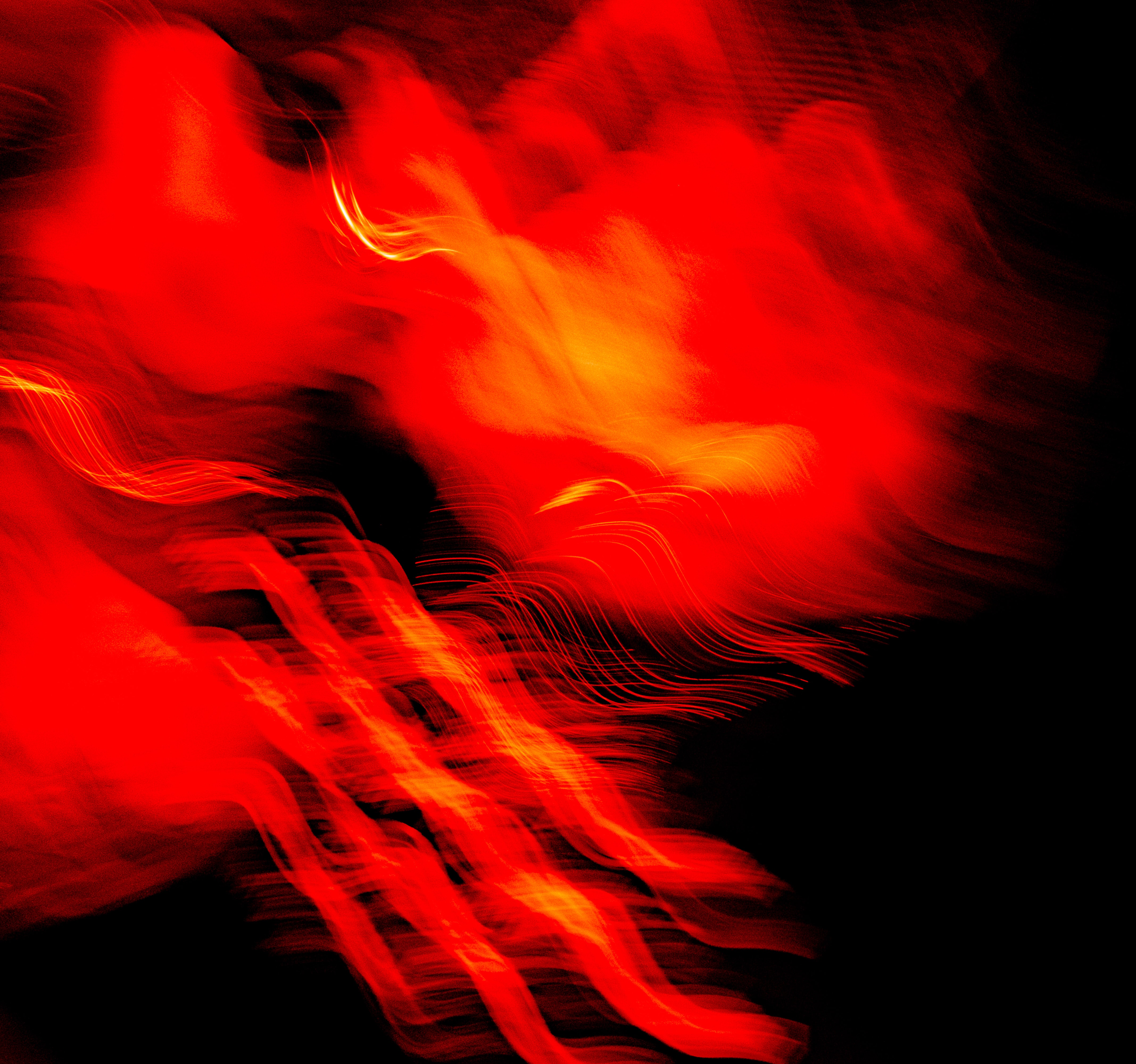 Free download wallpaper Long Exposure, Wavy, Waves, Abstract, Neon on your PC desktop