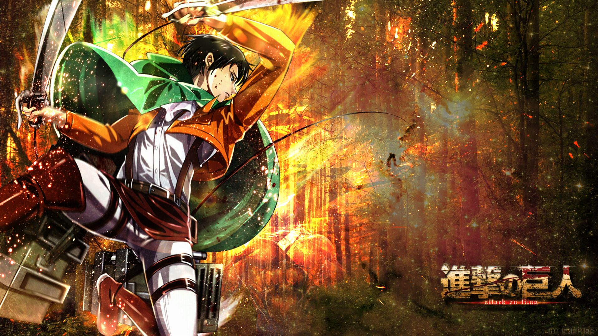 Descarga gratuita de fondo de pantalla para móvil de Animado, Shingeki No Kyojin, Ataque A Los Titanes, Levi Ackerman.