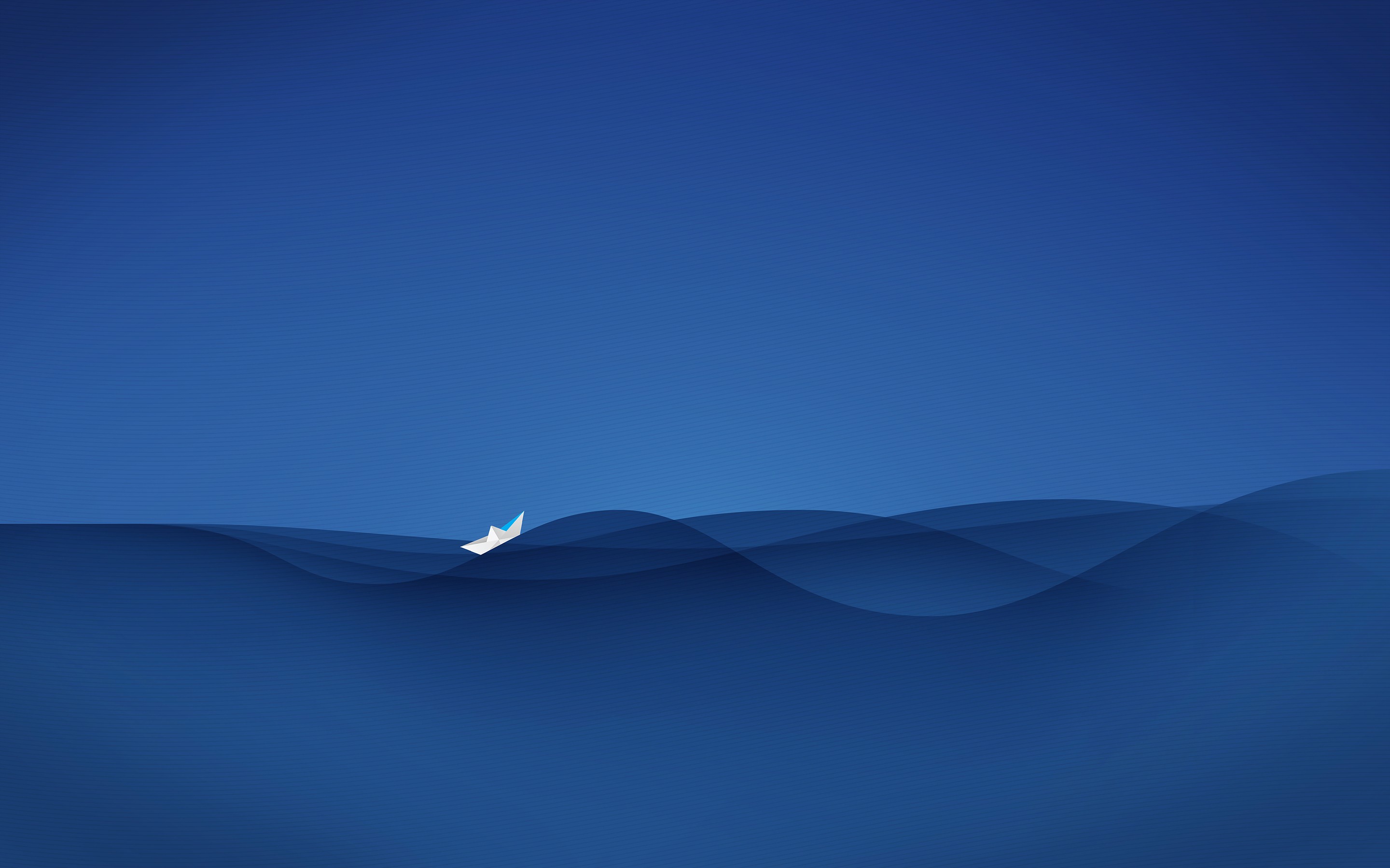 Download mobile wallpaper Vector, Ship, Artistic, Wave, Minimalist for free.