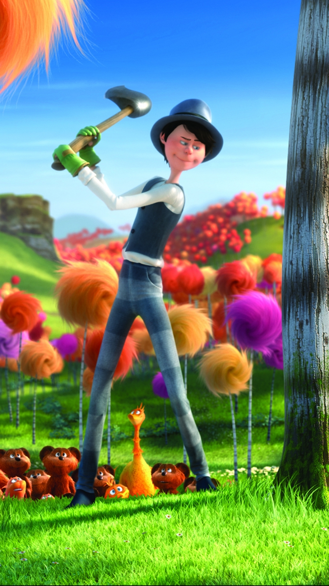 Download mobile wallpaper Movie, The Lorax, The Once Ler for free.