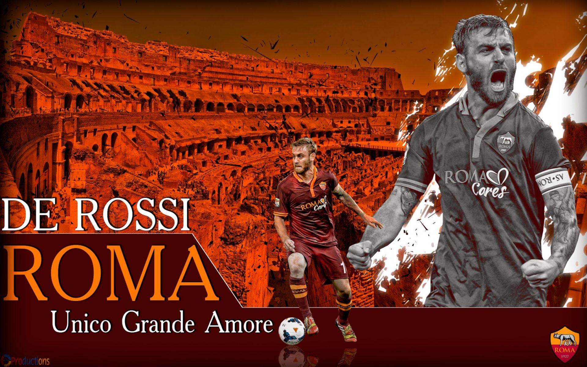 Download mobile wallpaper Sports, Soccer, A S Roma, Daniele De Rossi for free.