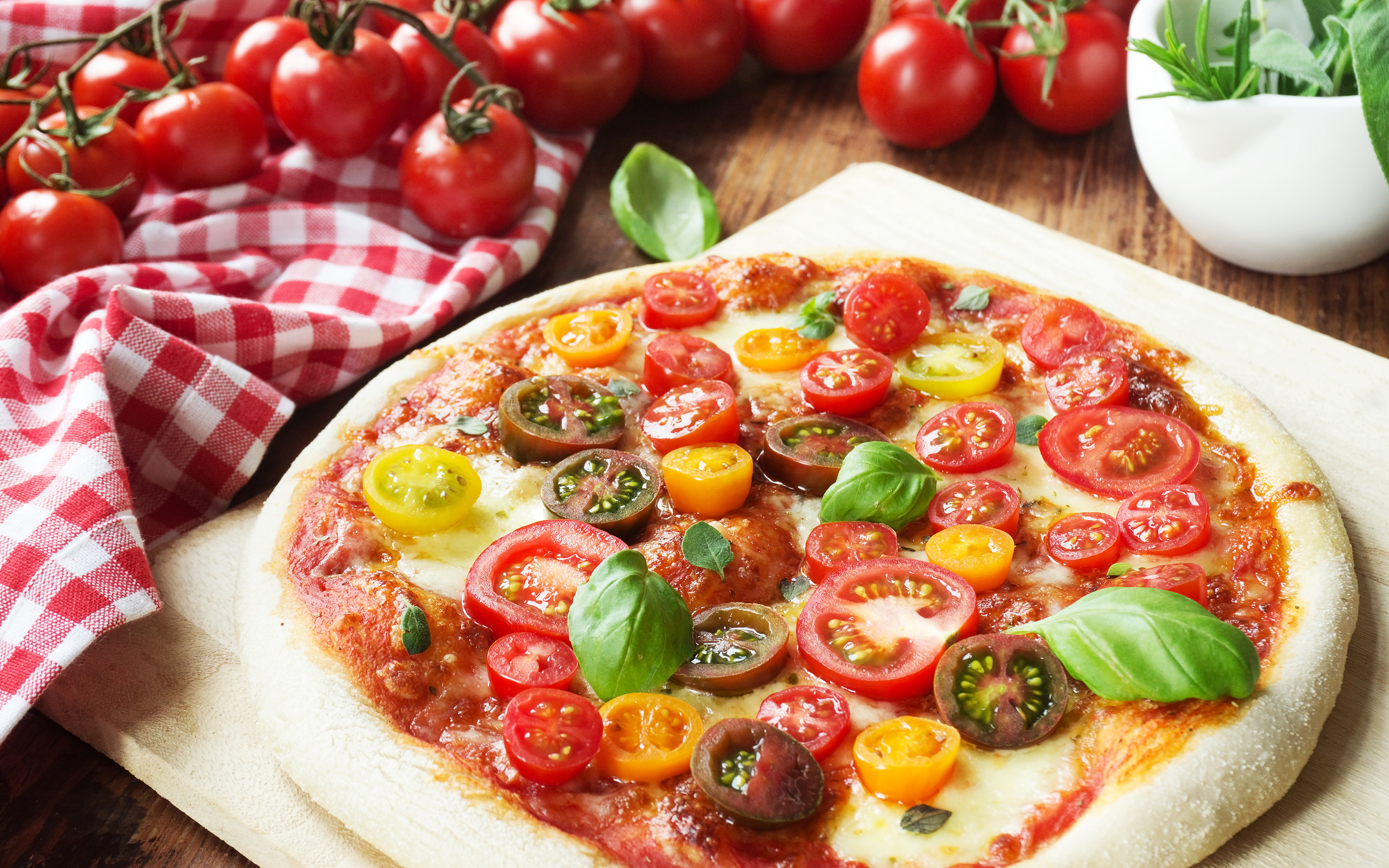 Téléchargez gratuitement l'image Nourriture, Pizza, Tomate sur le bureau de votre PC