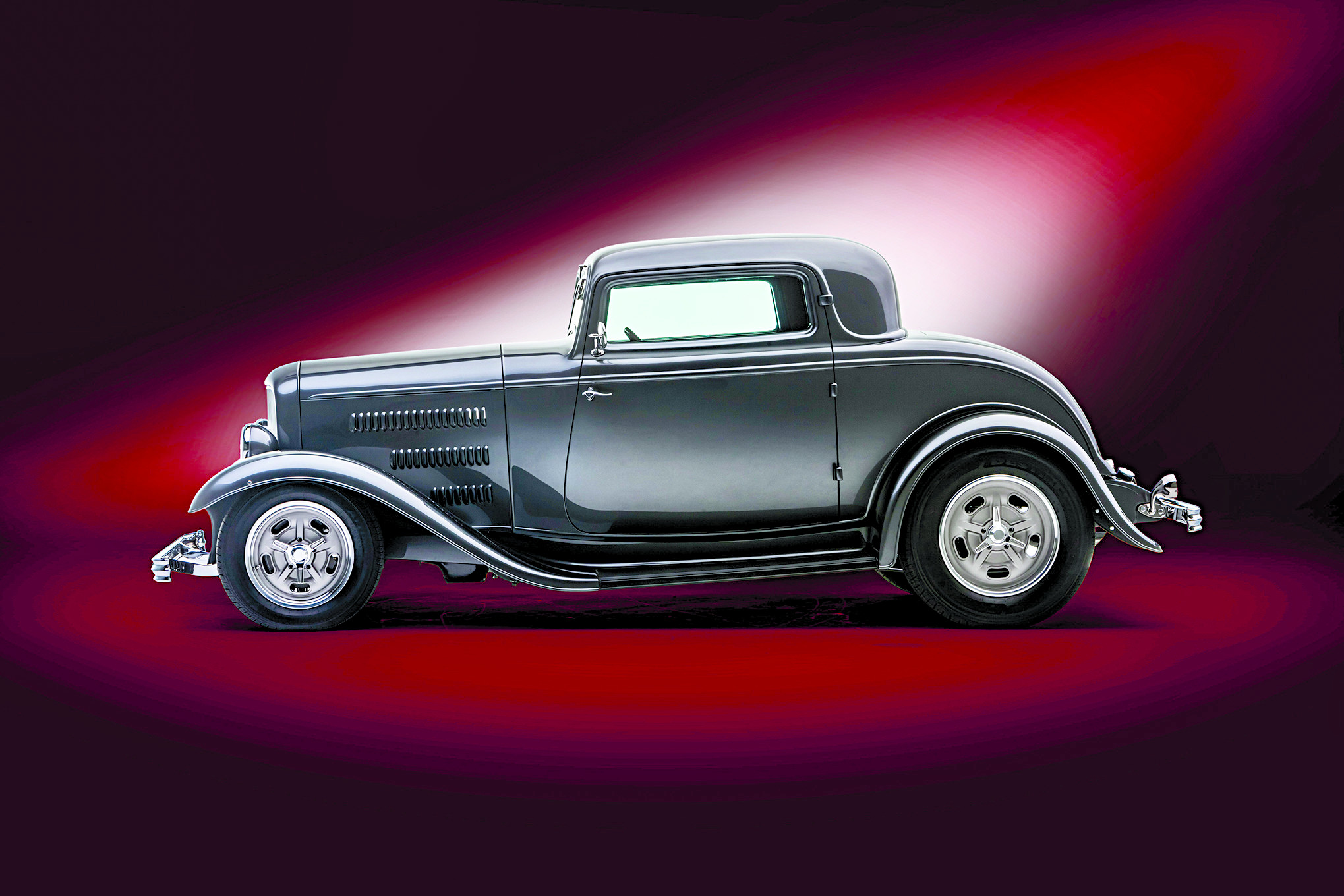 392186 Hintergrundbild herunterladen fahrzeuge, ford coupé, 1932 ford coupé, frisiertes auto, oldtimer, ford - Bildschirmschoner und Bilder kostenlos