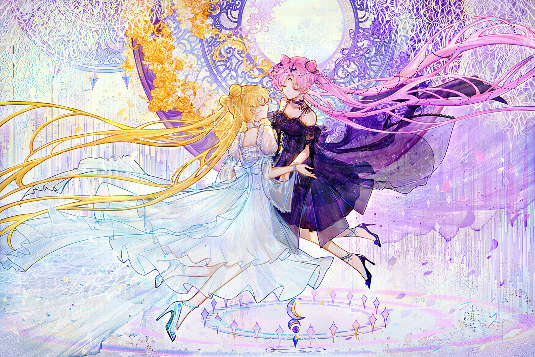 1165609 Hintergrundbild herunterladen animes, sailor moon das mädchen mit den zauberkräften, usagi tsukino, chibiusa tsukino - Bildschirmschoner und Bilder kostenlos