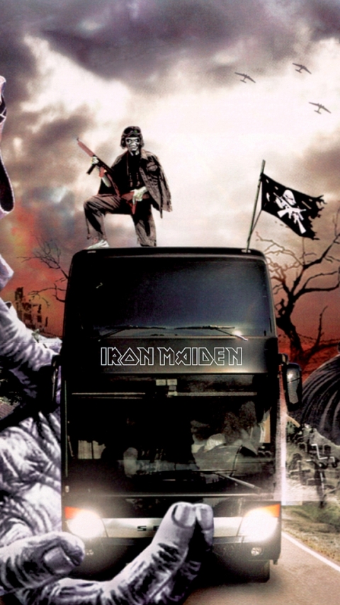 Download mobile wallpaper Music, Iron Maiden for free.