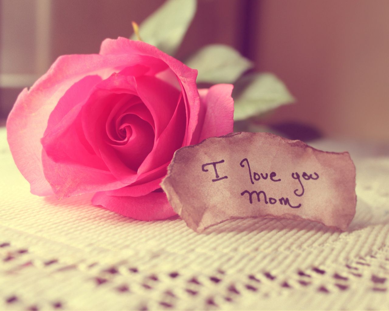 mummy, love, flowers, words, rose flower, rose, note, mum