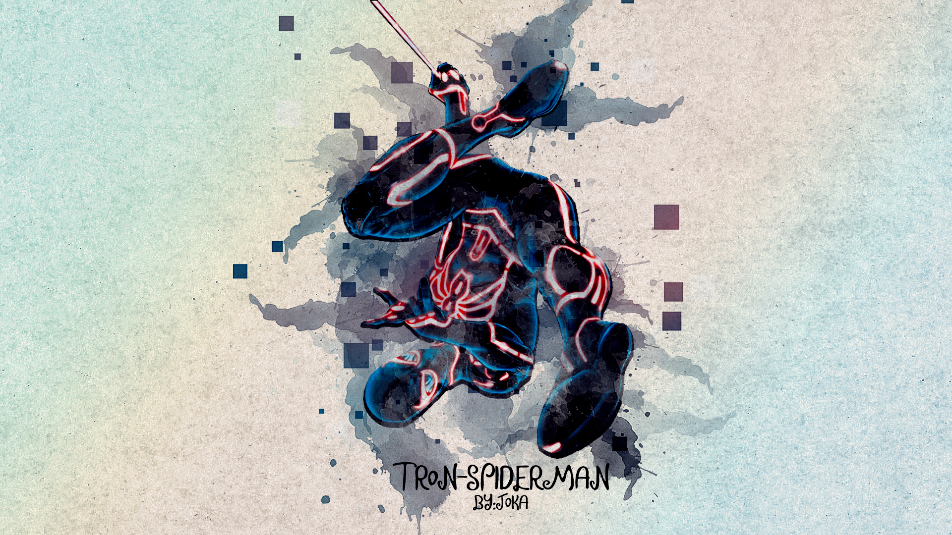 Descarga gratuita de fondo de pantalla para móvil de Tron, Historietas, Spider Man.