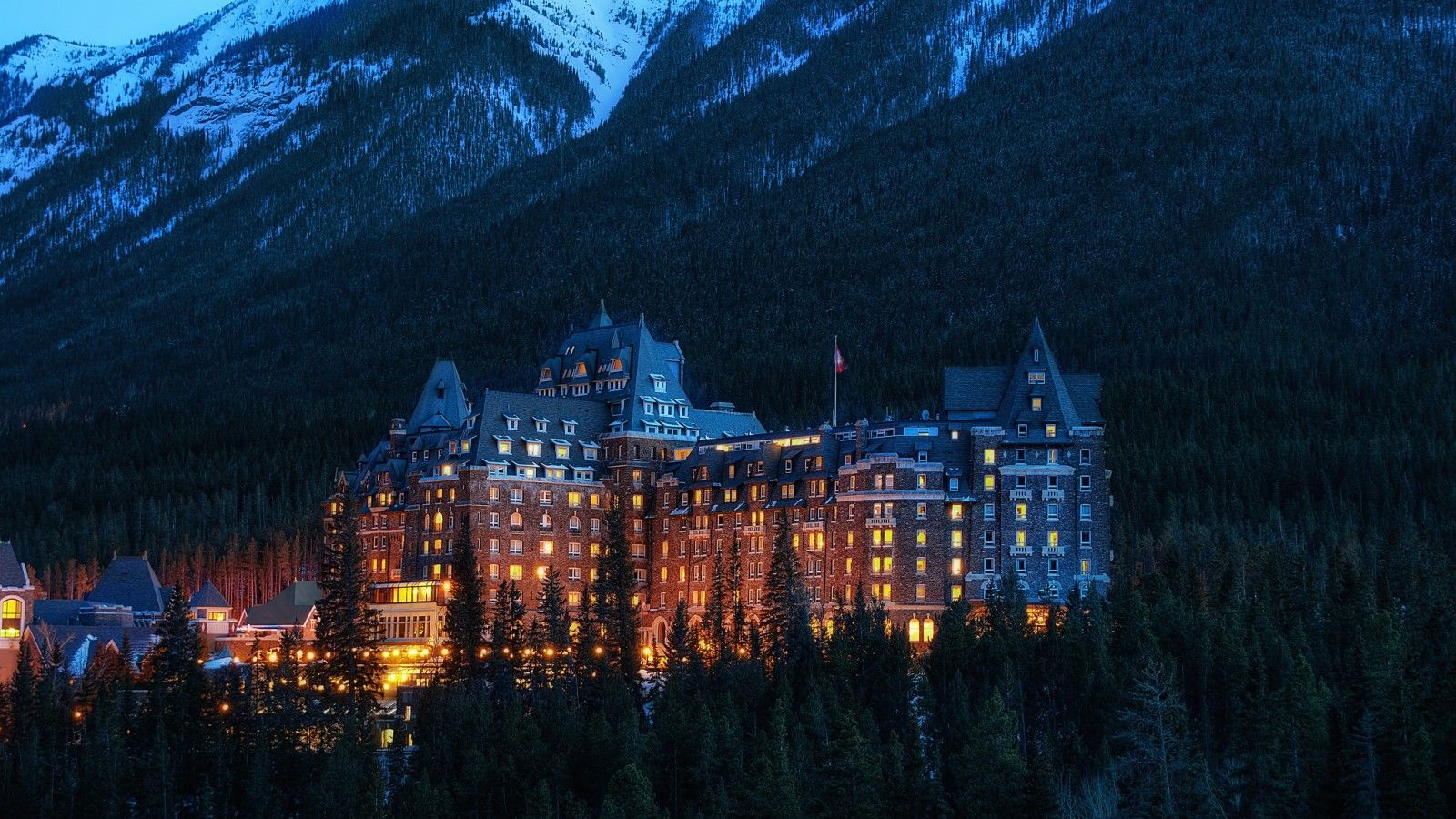 Die besten Banff Springs Hotel-Hintergründe für den Telefonbildschirm