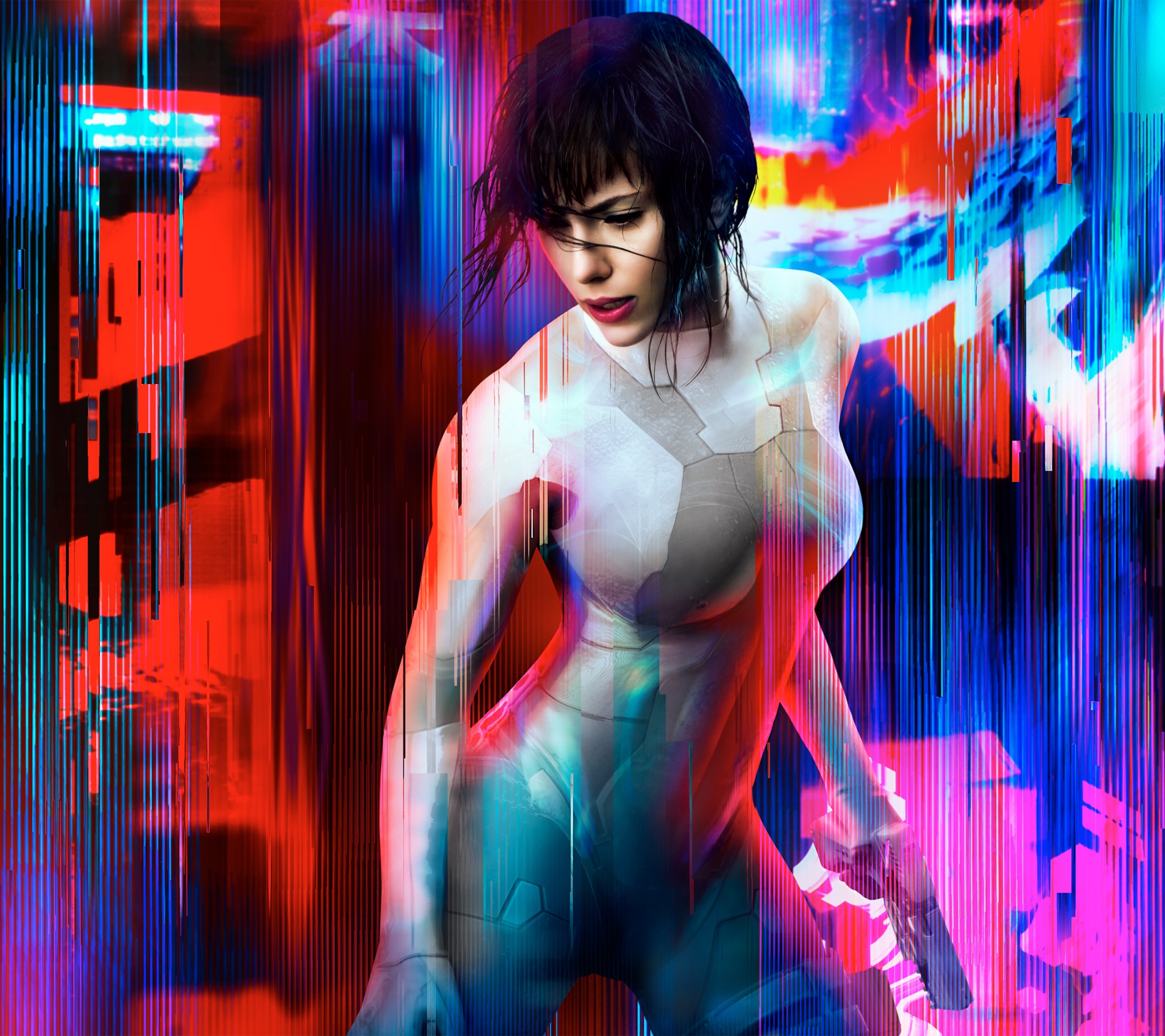 Download mobile wallpaper Scarlett Johansson, Movie, Ghost In The Shell (2017) for free.