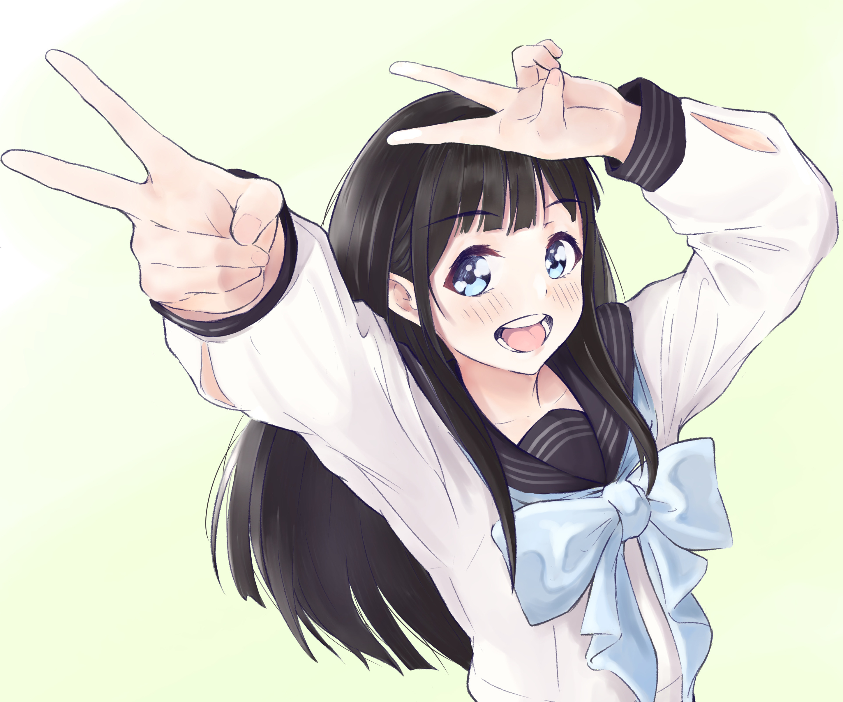 anime, akebi's sailor uniform, komichi akebi, school uniform