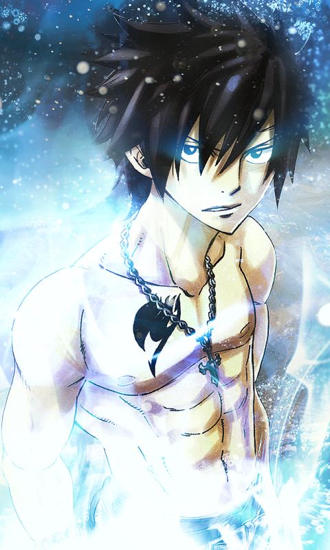 Handy-Wallpaper Animes, Fairy Tail, Grauer Fullbuster kostenlos herunterladen.