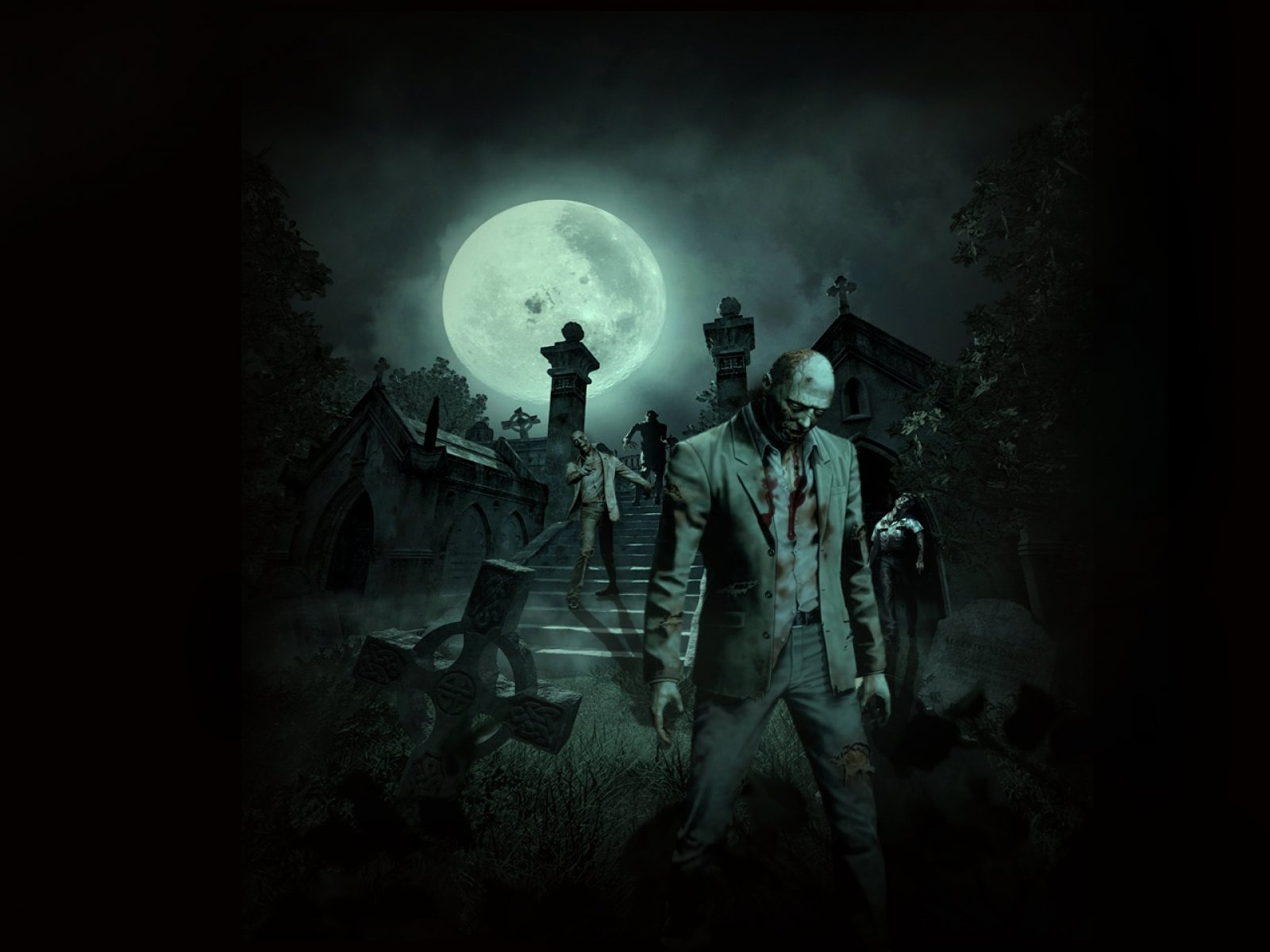 Free download wallpaper Dark, Zombie on your PC desktop