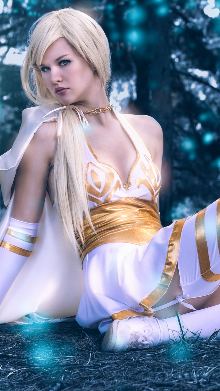 Handy-Wallpaper Blond, Frauen, Blondinen, Cosplay kostenlos herunterladen.