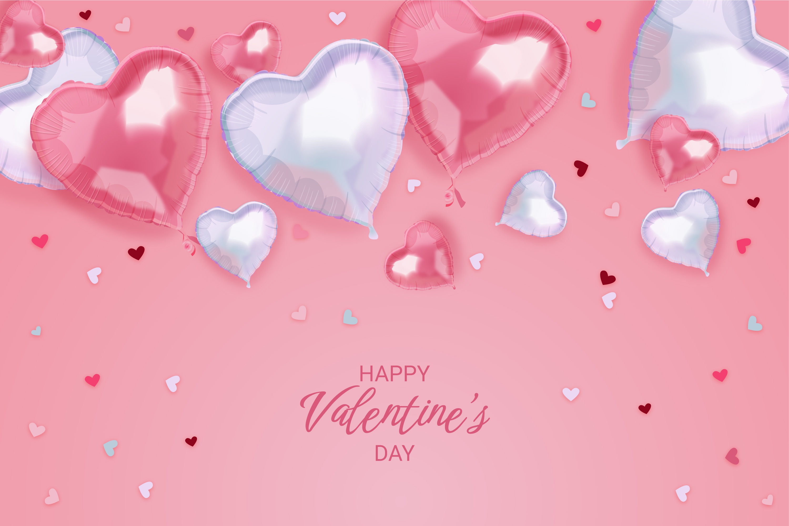 Handy-Wallpaper Feiertage, Liebe, Valentinstag, Ballon, Romantisch, Fröhlichen Valentinstag kostenlos herunterladen.