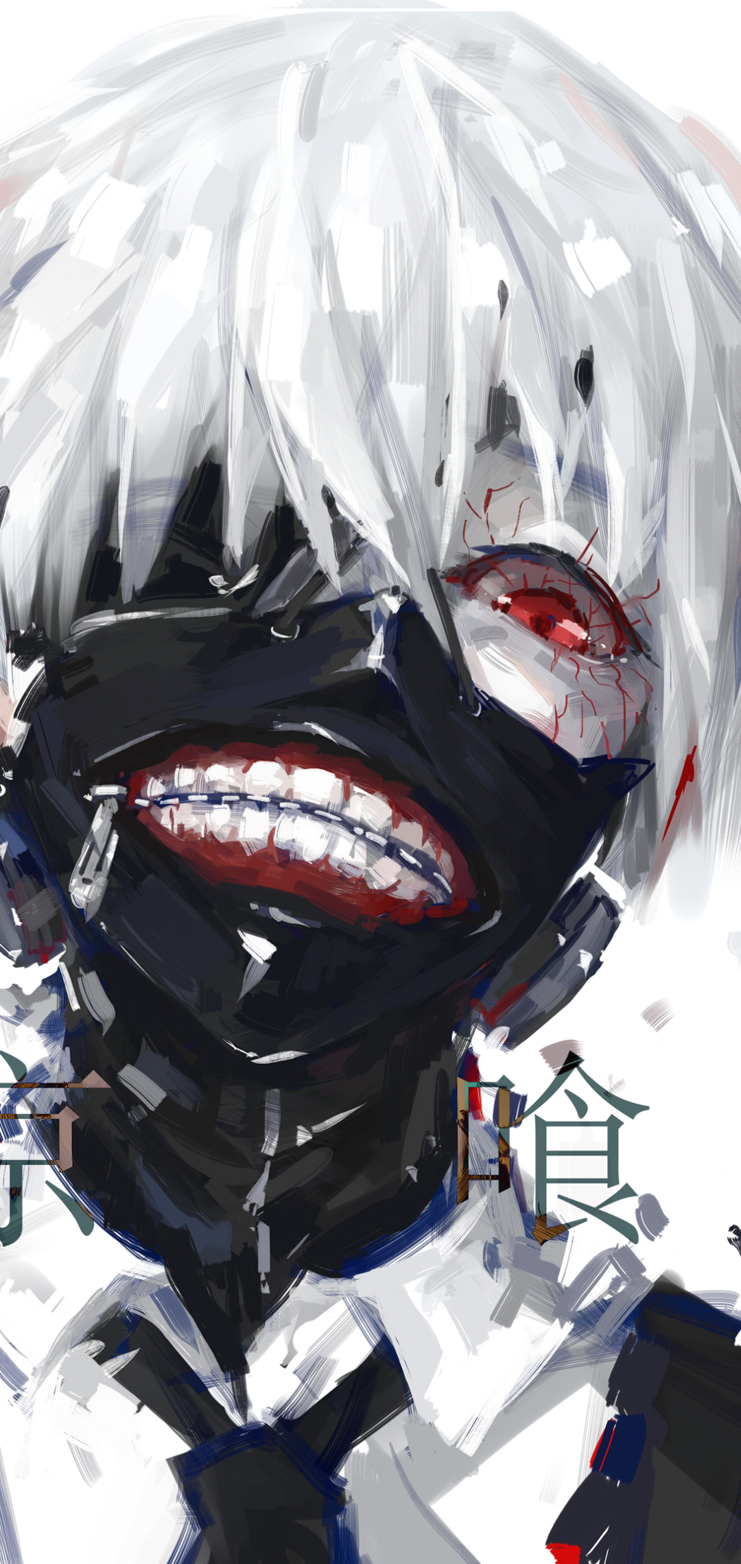 Téléchargez des papiers peints mobile Masque, Animé, Les Yeux Rouges, Cheveux Blancs, Ken Kaneki, Tokyo Ghoul gratuitement.