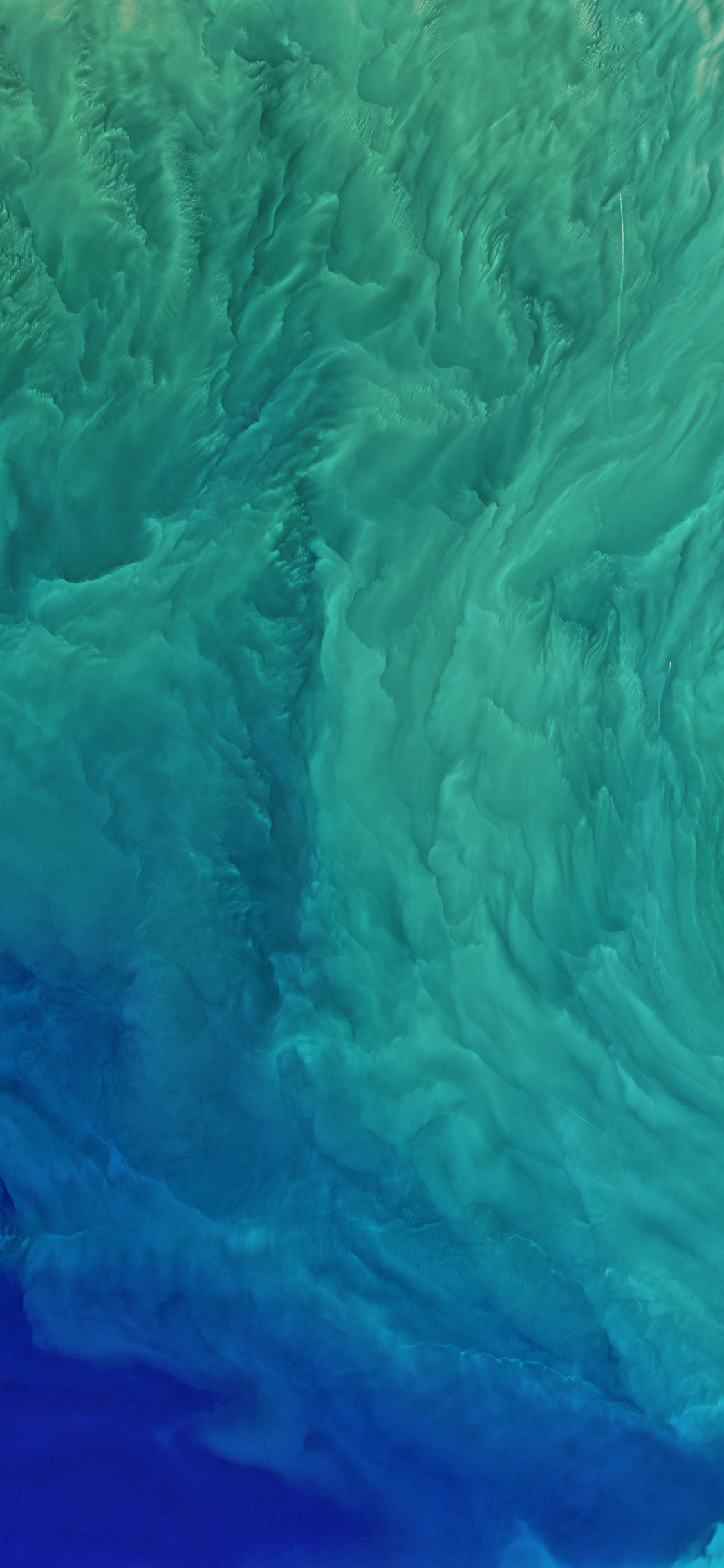 Download mobile wallpaper Ocean, Earth, Aerial, From Space for free.
