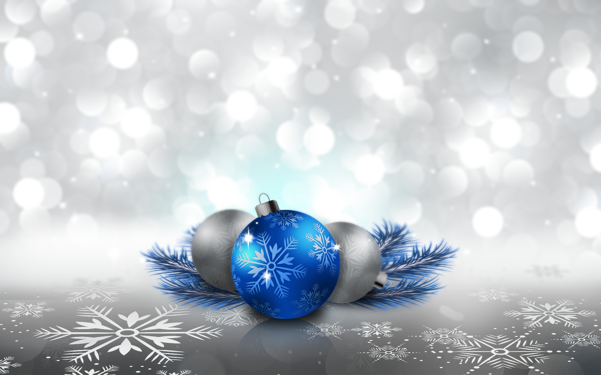 804439 завантажити шпалери сніжинка, свято, різдво, синій, різдвяні прикраси, срібло - заставки і картинки безкоштовно