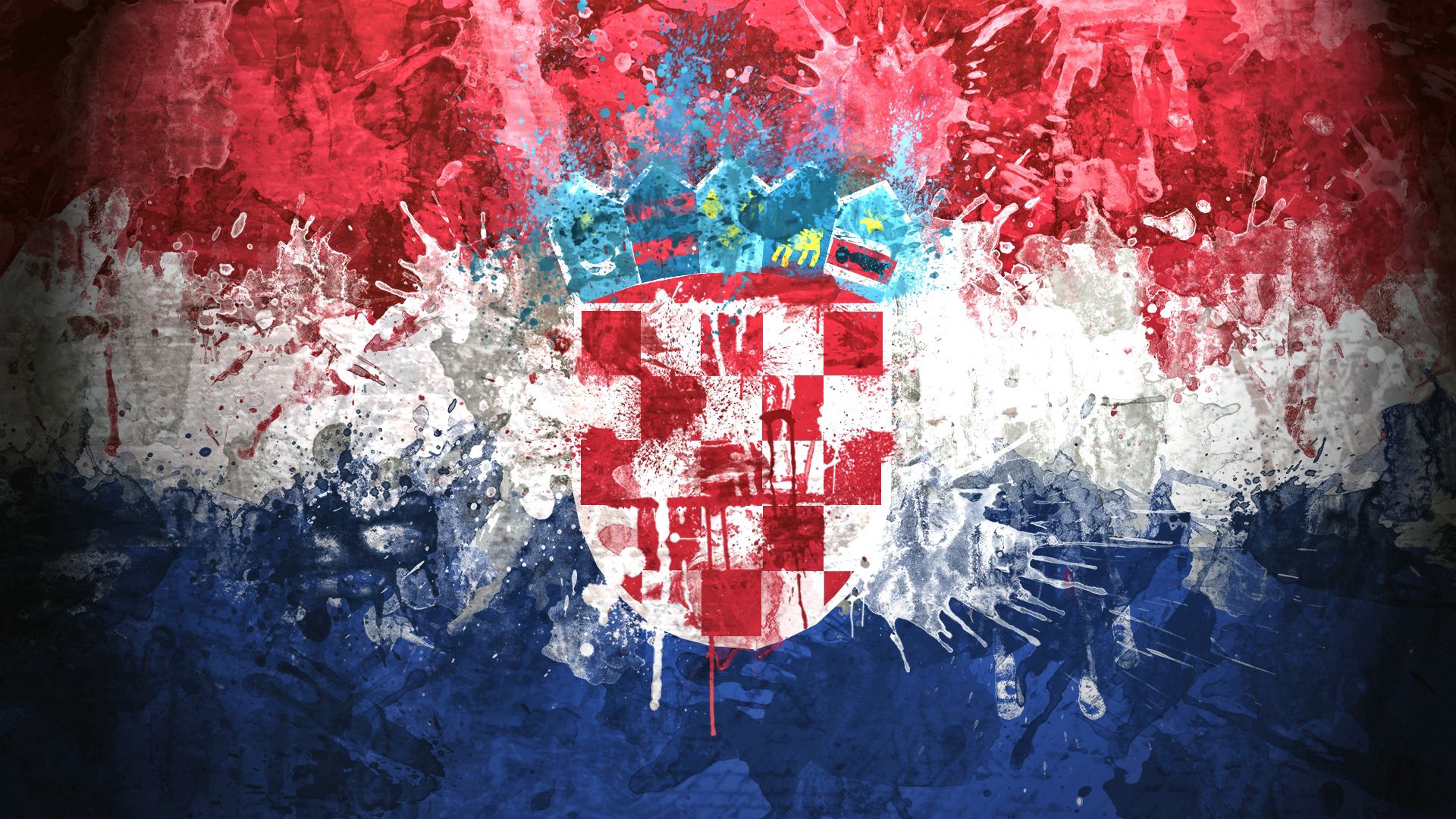 135422壁紙のダウンロード背景, テクスチャ, テクスチャー, 塗料, 国旗, 旗, 紋章, クロアチア, 共和国-スクリーンセーバーと写真を無料で