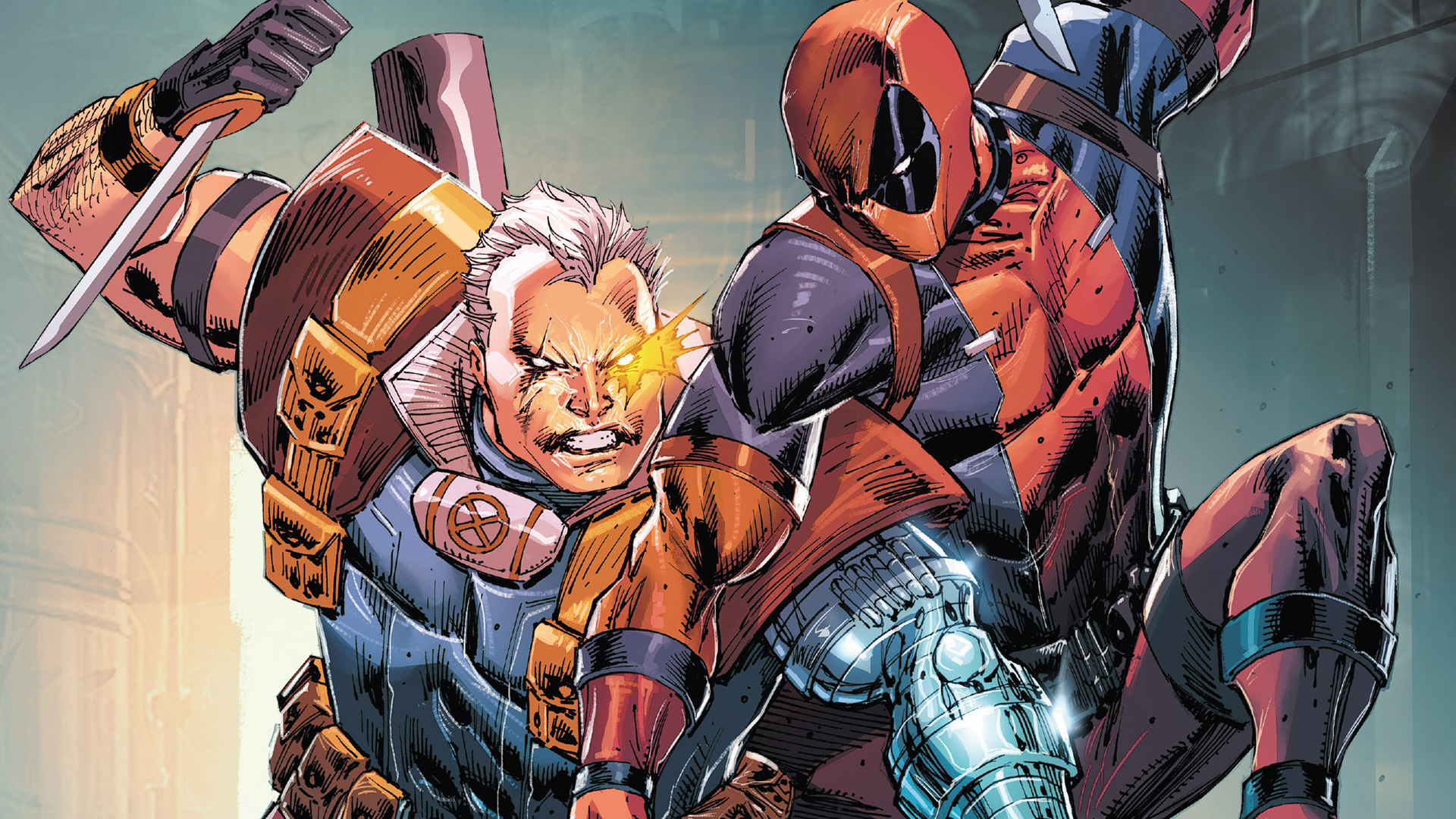Download mobile wallpaper Deadpool, Comics, Cable (Marvel Comics) for free.