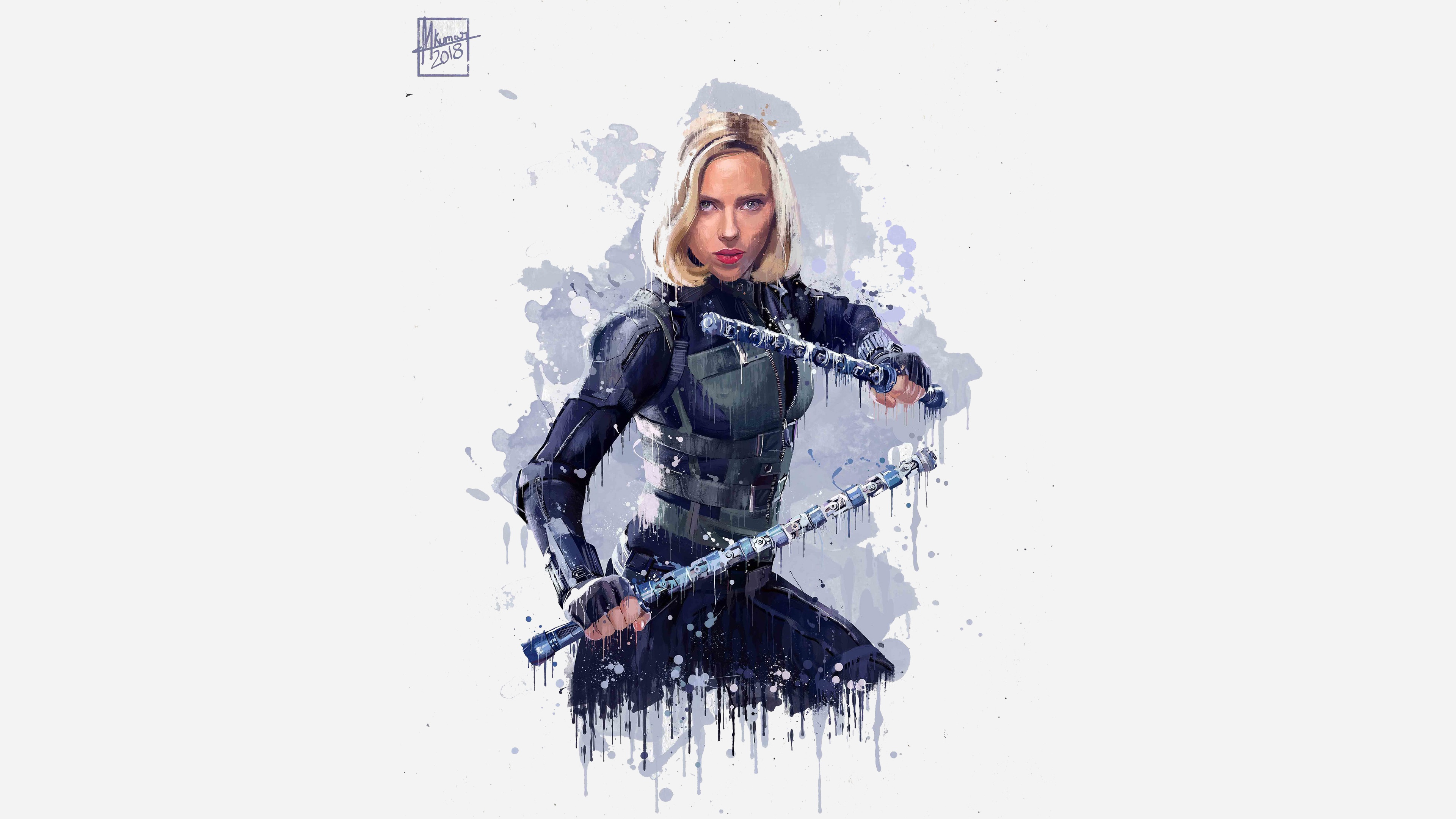 Baixe gratuitamente a imagem Scarlett Johansson, Os Vingadores, Filme, Cabelo Loiro, Viúva Negra, Vingadores: Guerra Infinita na área de trabalho do seu PC