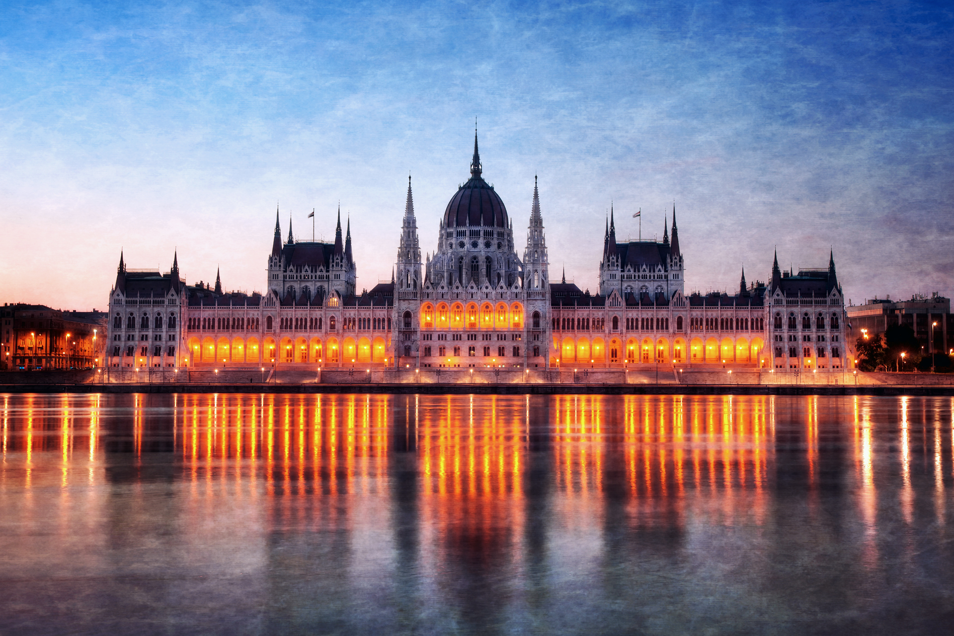 Скачать обои бесплатно Сделано Человеком, Здание Венгерского Парламента картинка на рабочий стол ПК