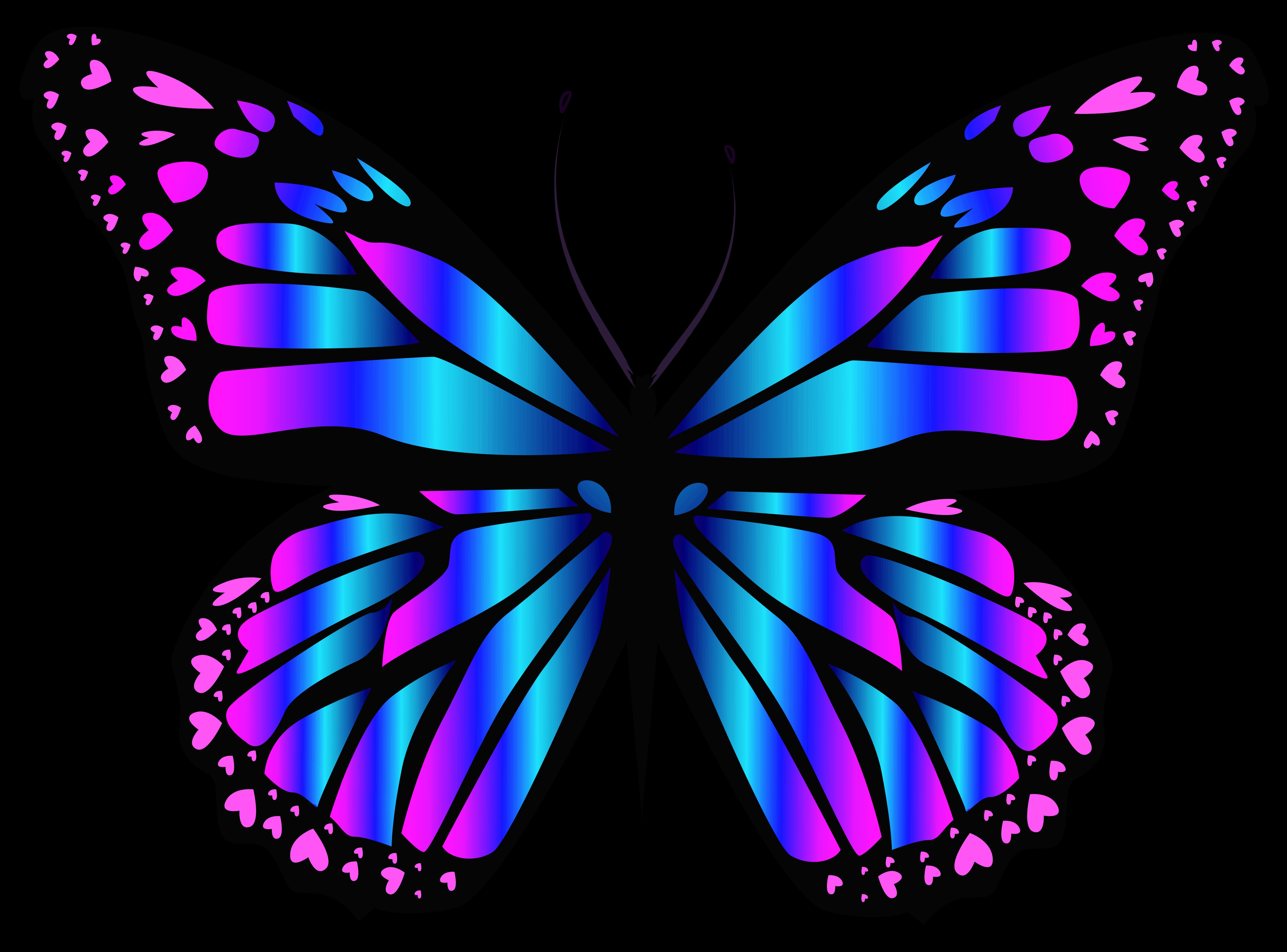 Free download wallpaper Colors, Butterfly, Purple, Colorful, Artistic on your PC desktop