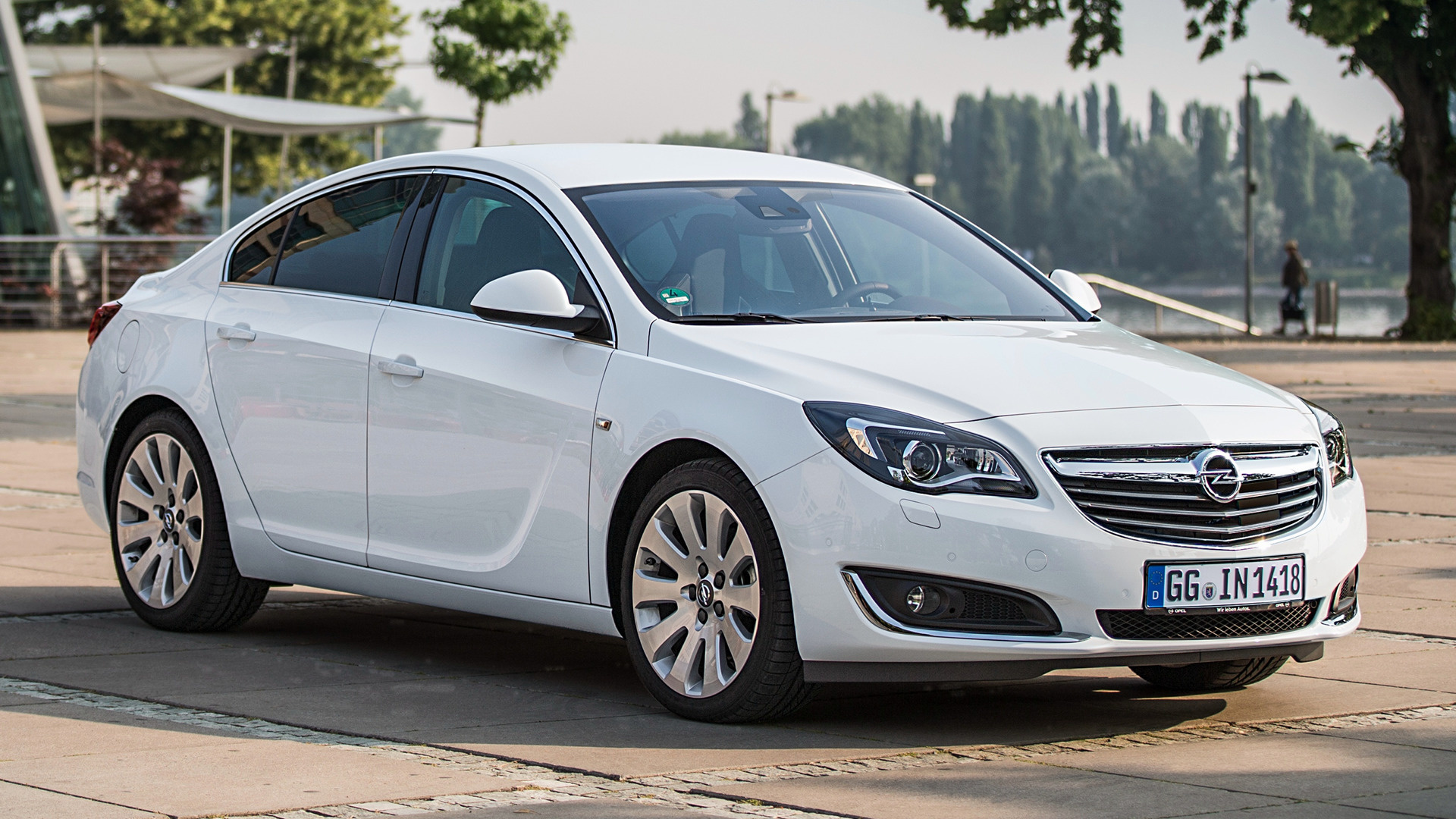 Baixar papel de parede para celular de Opel, Carro, Veículos, Carro Branco, Opel Insignia gratuito.