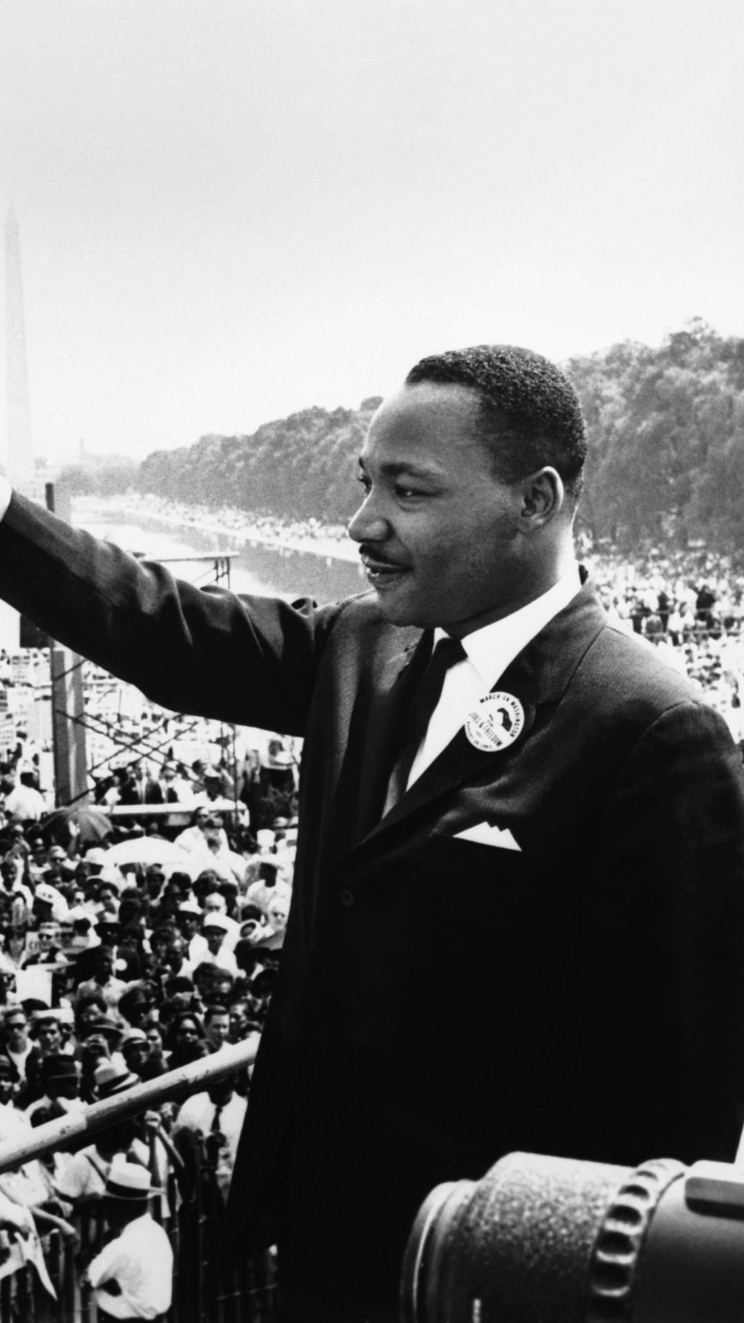 Handy-Wallpaper Männer, Martin Luther King Jr kostenlos herunterladen.