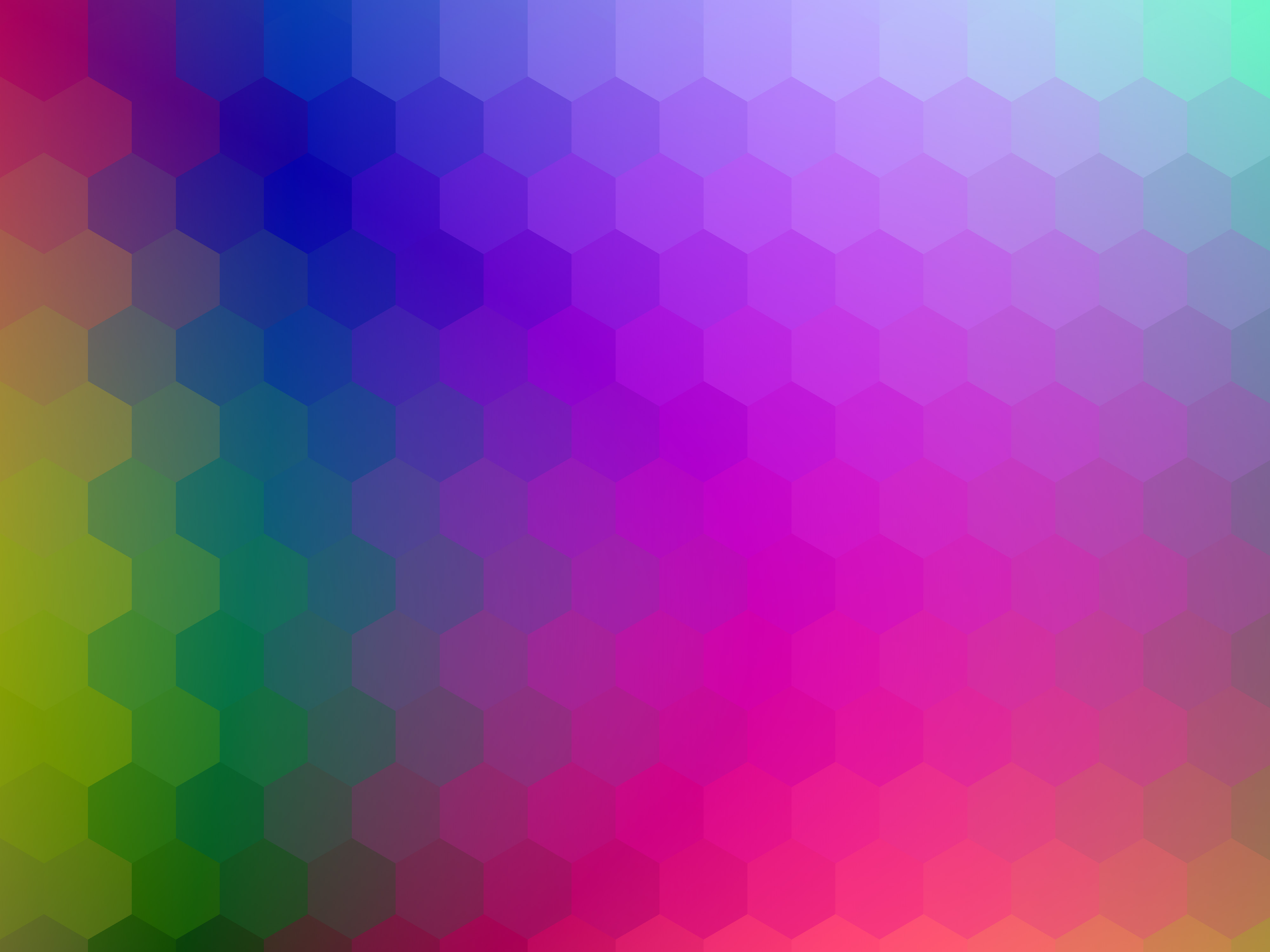 Laden Sie das Abstrakt, Muster, Farben, Bunt, Hexagon, Geometrische Formen-Bild kostenlos auf Ihren PC-Desktop herunter