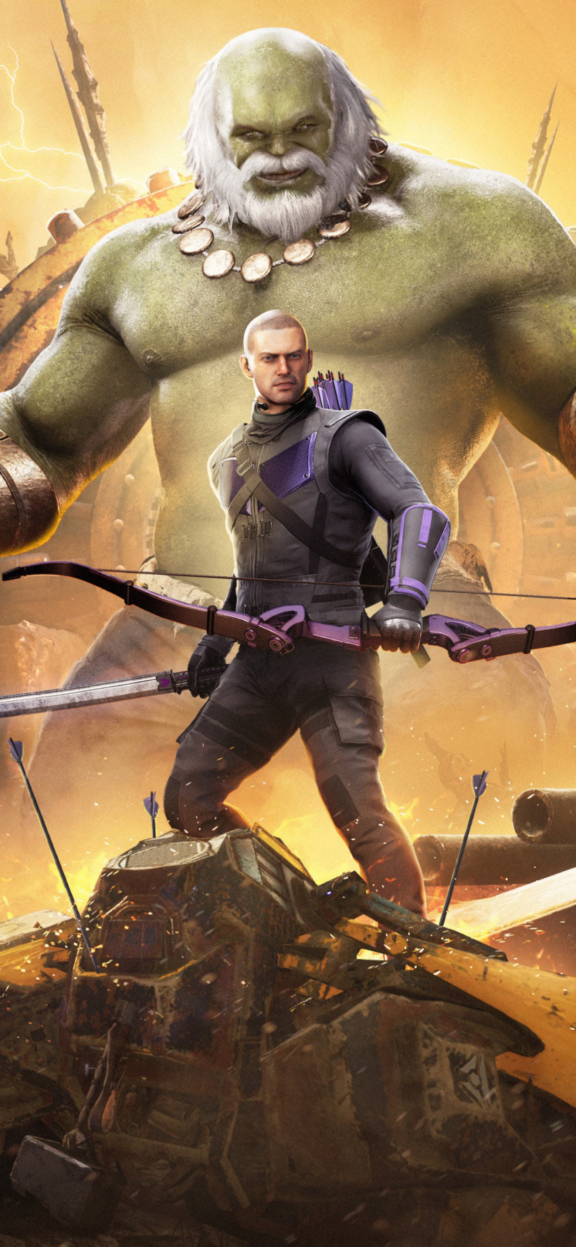 Download mobile wallpaper Video Game, Clint Barton, Hawkeye, The Avengers, Marvel's Avengers for free.
