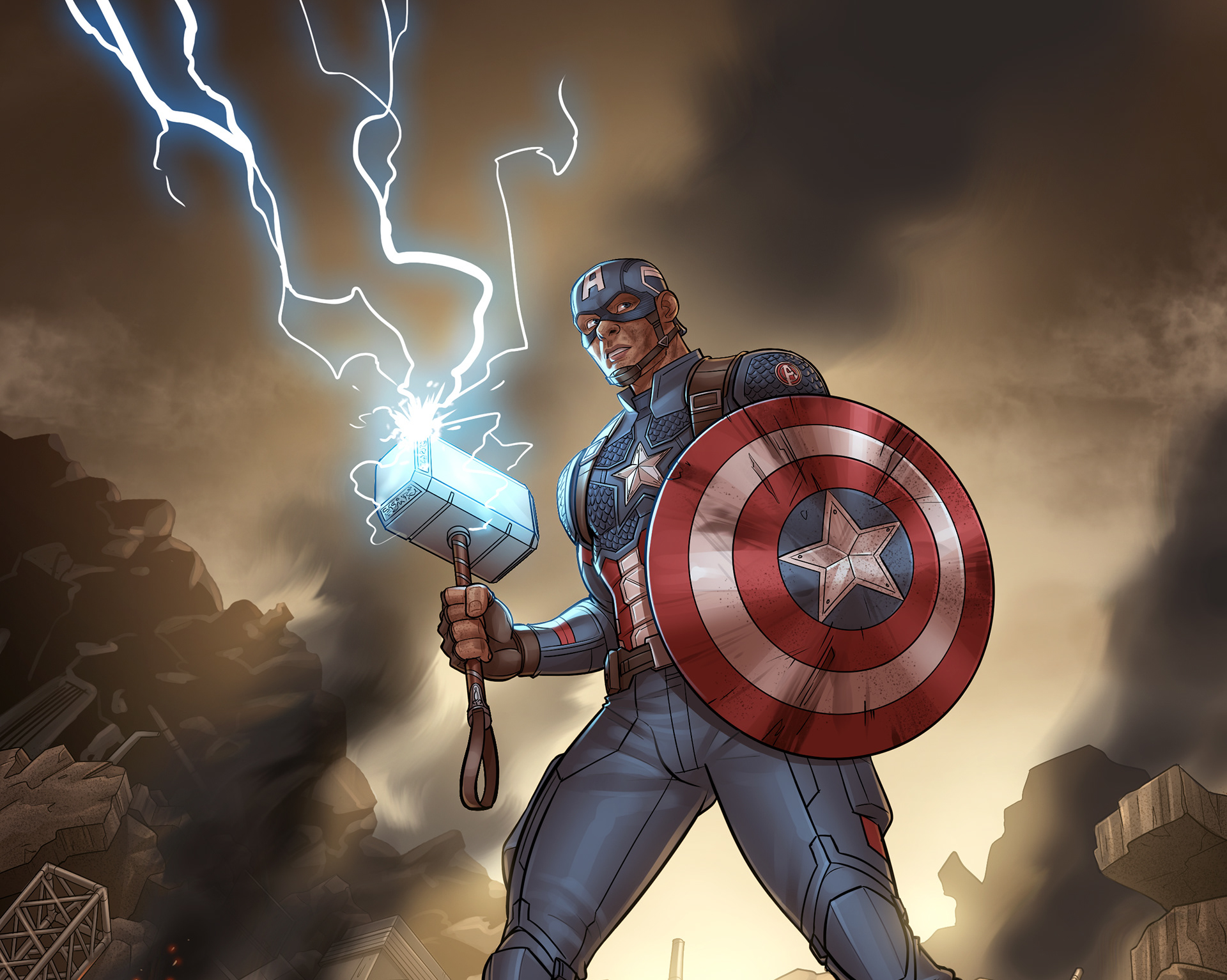 Laden Sie das Captain America, Comics-Bild kostenlos auf Ihren PC-Desktop herunter